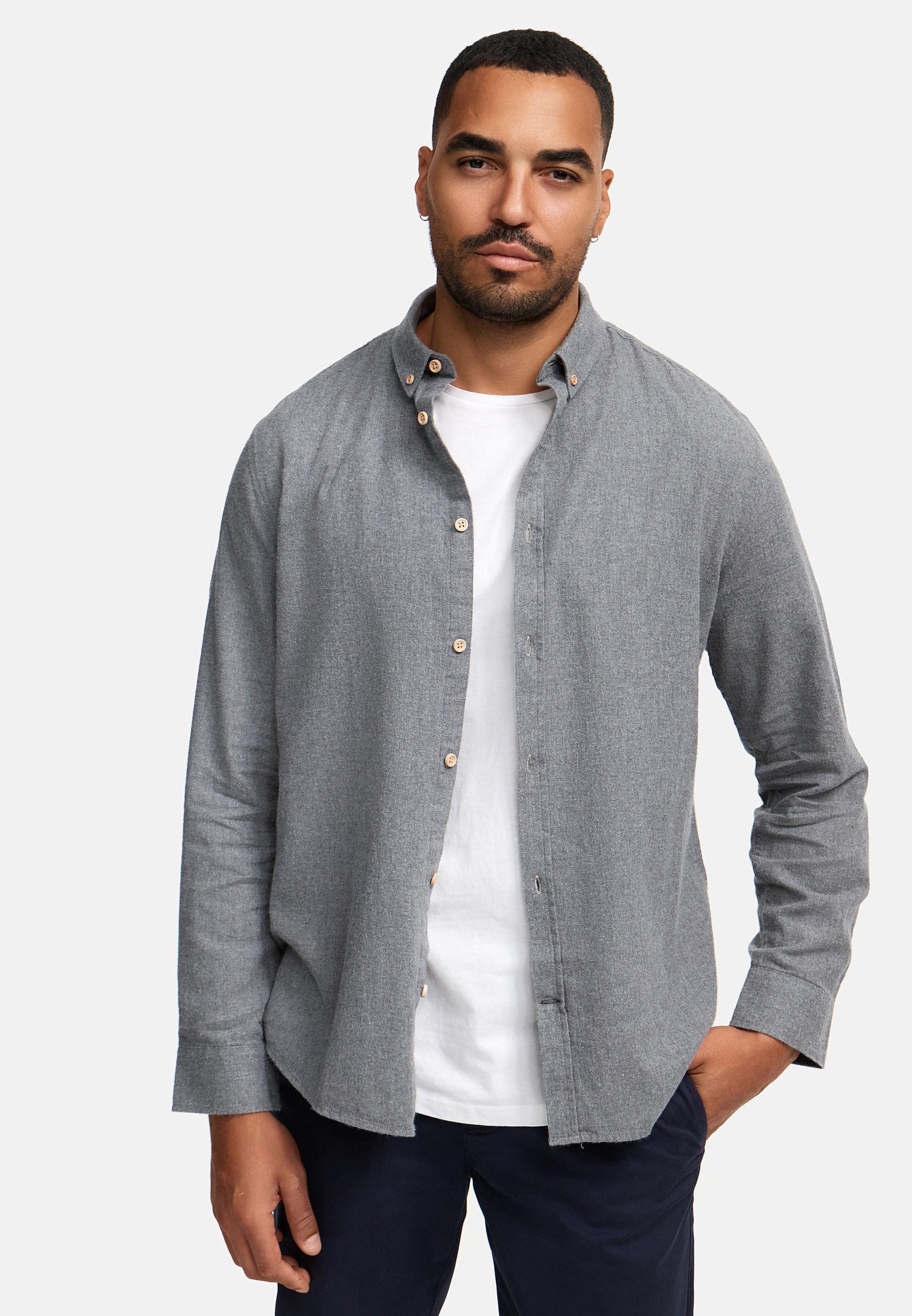 Kronstadt Langarmhemd Herren KSJohan Diego Herrenhemd Langarm aus 100% Baum günstig online kaufen