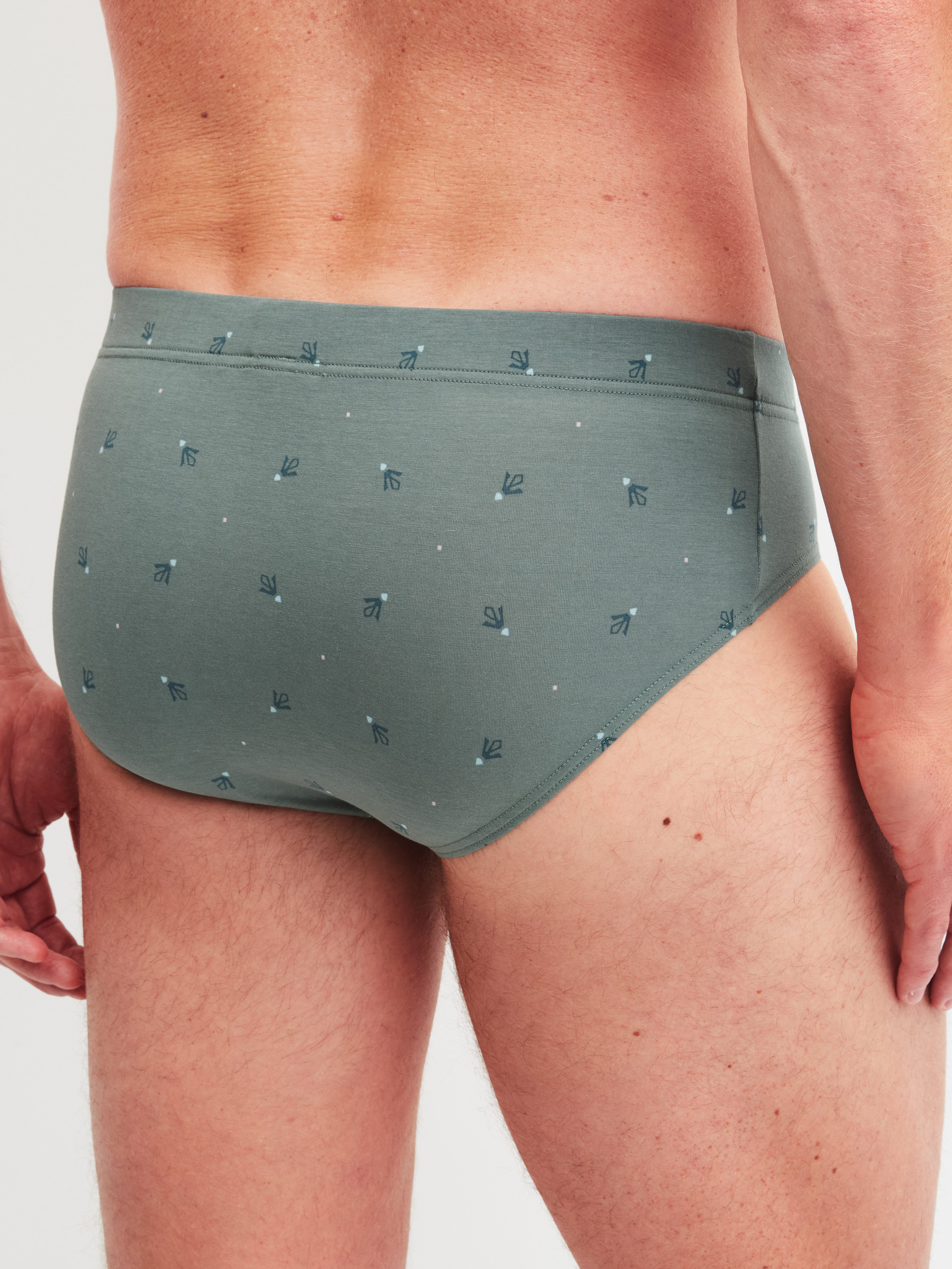CALIDA Slip Grafic Cotton gestreift, ohne Eingriff, überzogenem Bund, Single Jersey, elastisch