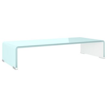 furnicato TV-Schrank TV-Aufsatz/Monitorerhöhung Glas Grün 60x25x11 cm