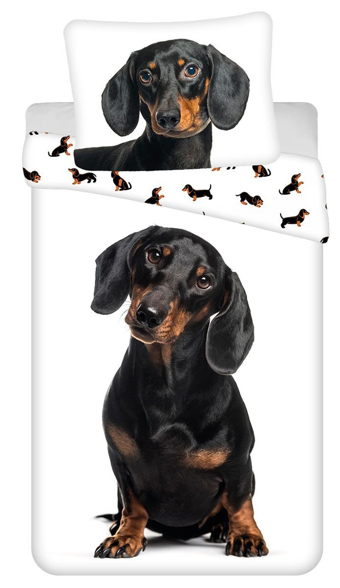 Jerry Fabrics Bettwäsche Bettwäsche Dackel Hunde günstig online kaufen