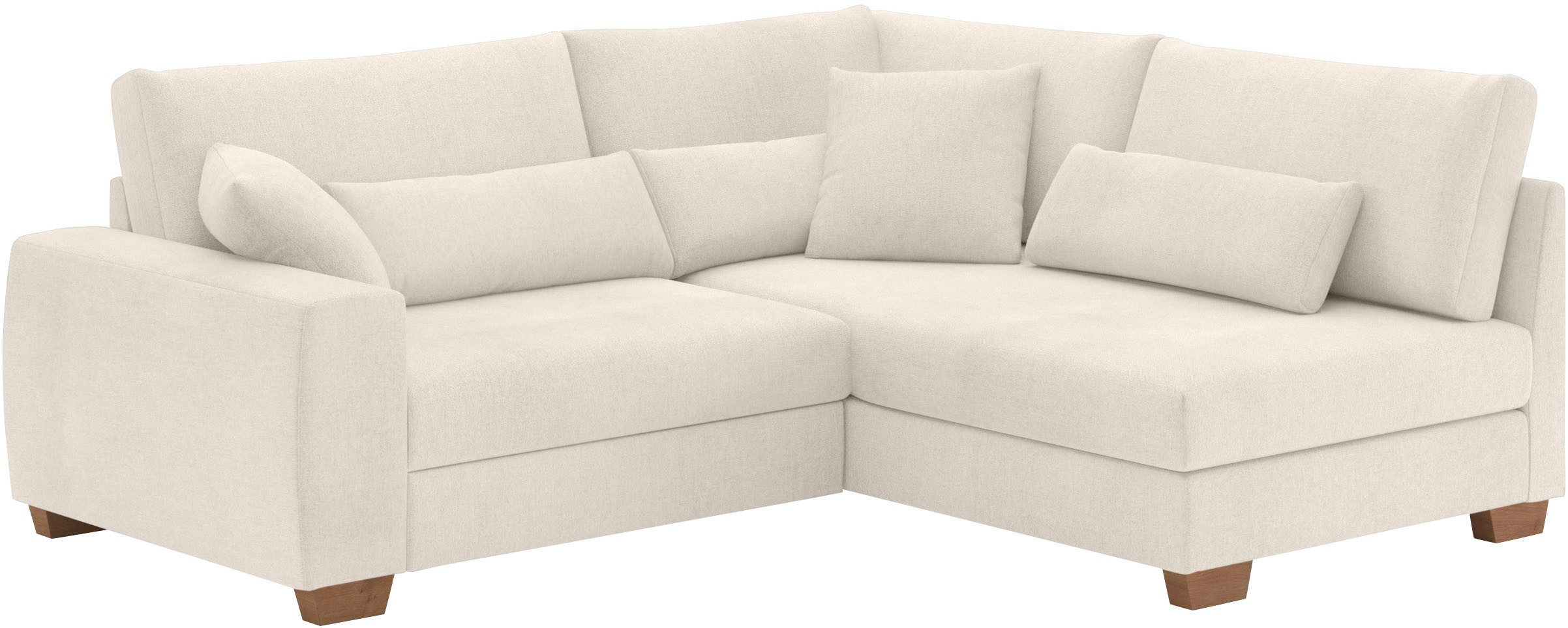 Mr. Couch Ecksofa "Hilla L-Form, bis 140 kg belastbar" mit Taschenfederkern günstig online kaufen