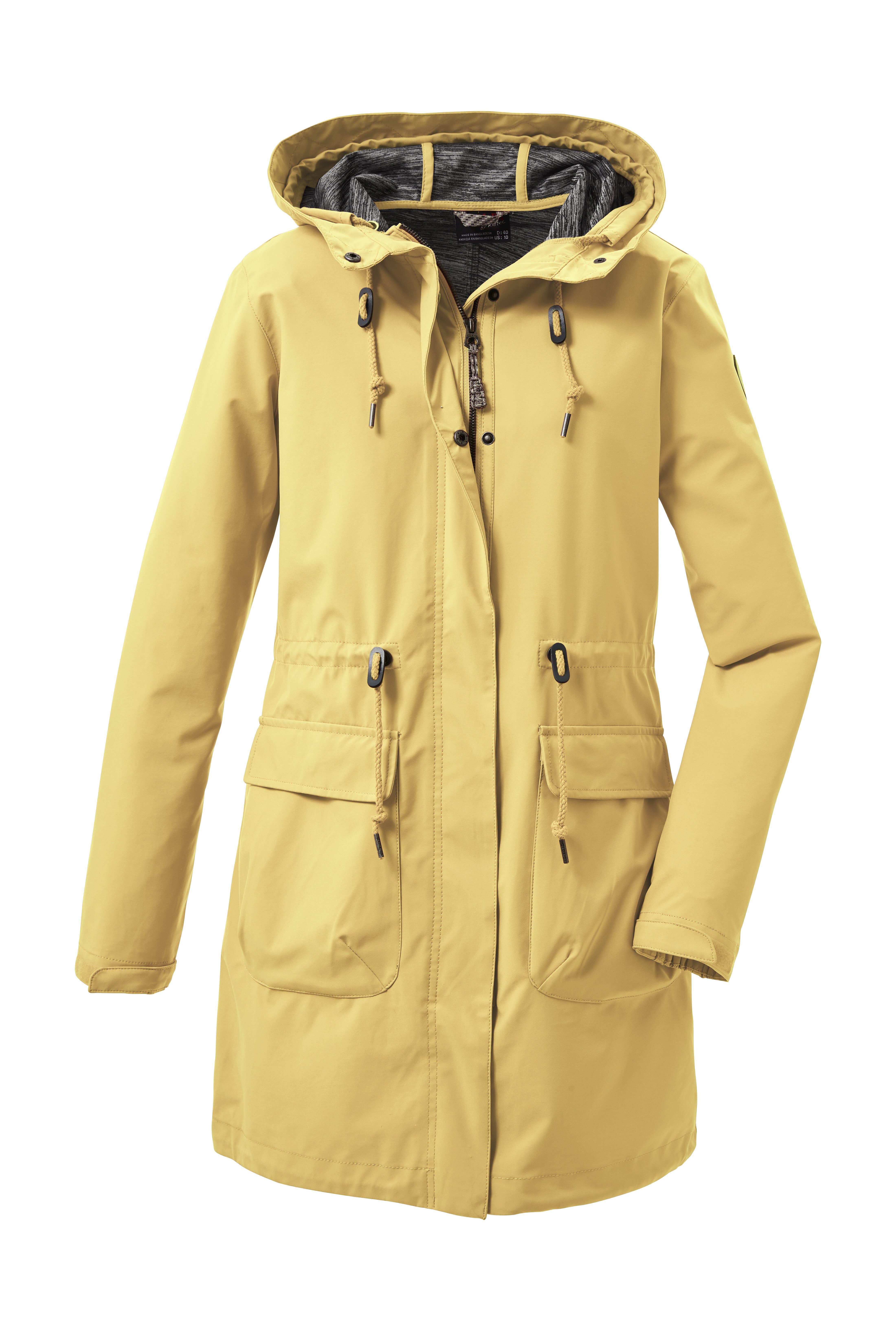 GS PRK SFTSHLL killtec DX gelb Softshellparka by WMN 99 G.I.G.A.