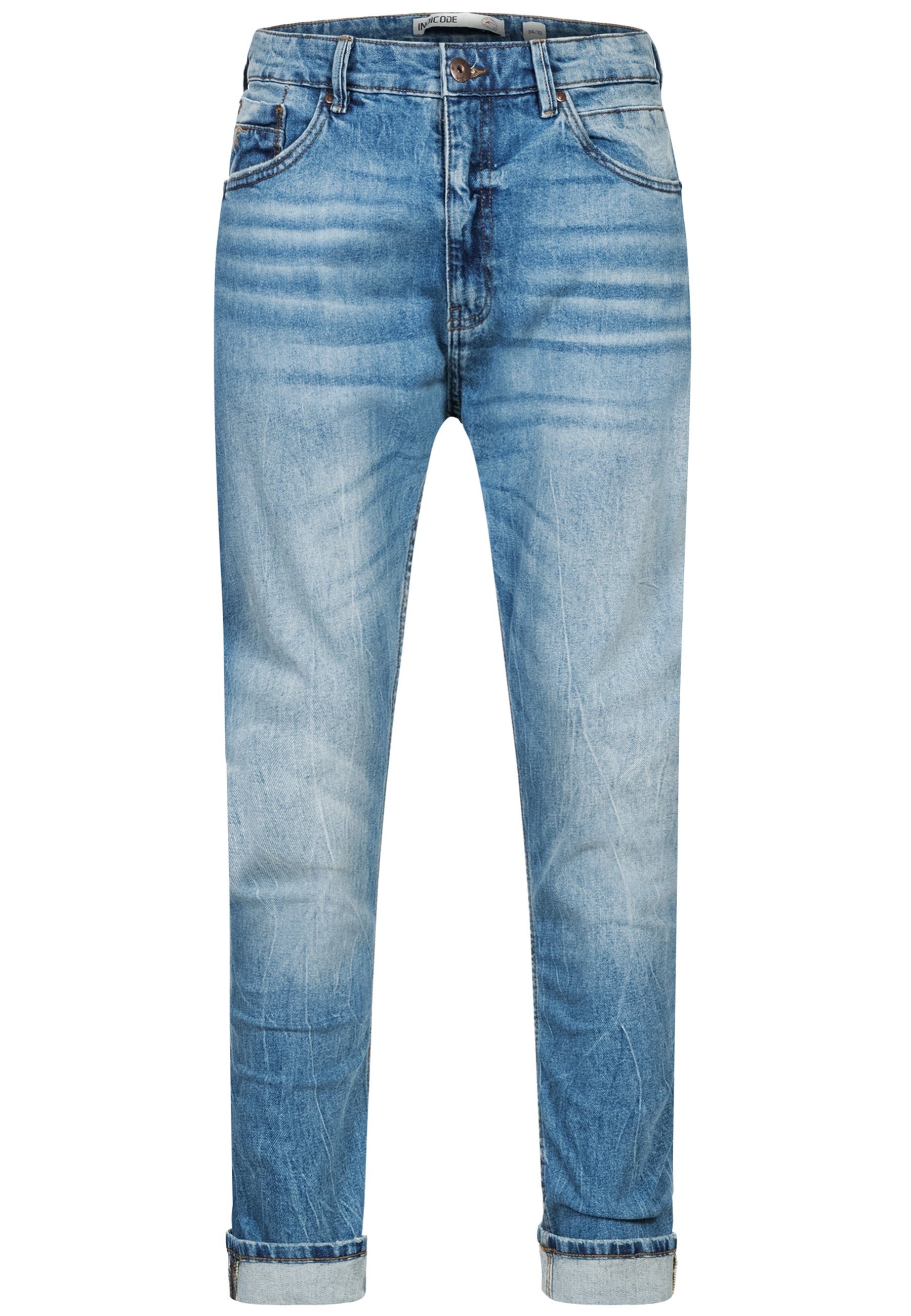 Indicode Regular-fit-Jeans Herren INChammy Jeanshose Hose Herrenhose modisc günstig online kaufen