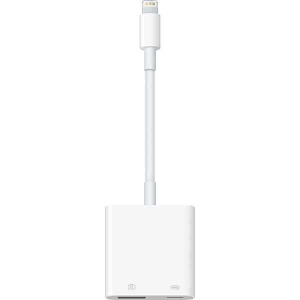 Apple Apple Lightning - USB Camera Adapter Audio- & Video-Adapter Lightning zu USB Typ A