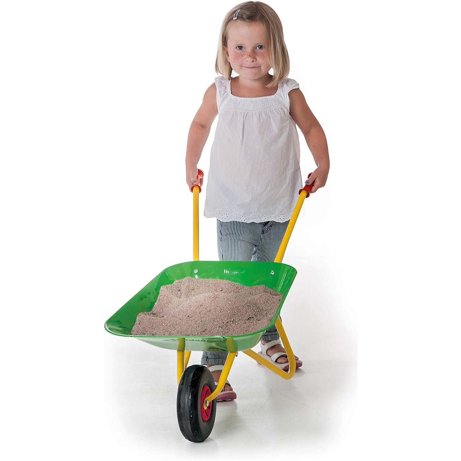 rolly toys® Schubkarre 271900 Metallschubkarre grün – Bild 2 von 3