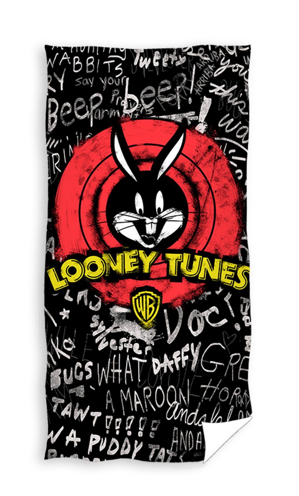 LOONEY TUNES Strandtuch Looney Tunes Badetuch Handtuch Strandtuch 70 x 140 cm