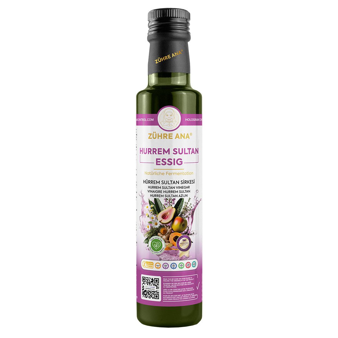Zühre Ana® Essig Hürrem Sultan Essig – Mit Kräutern aus natürlicher Fermentation