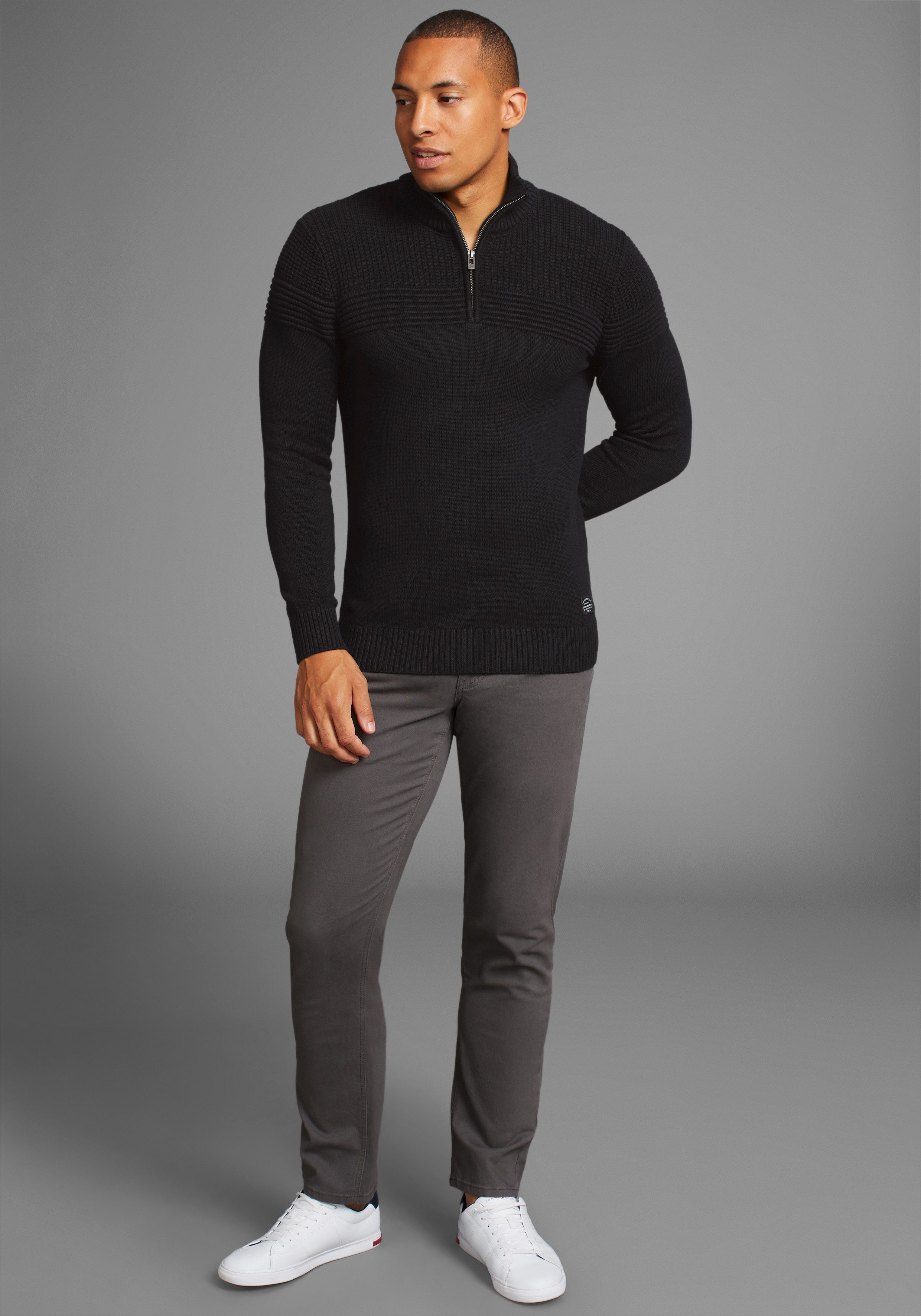 Bruno Banani Troyer mit Reißverschluss