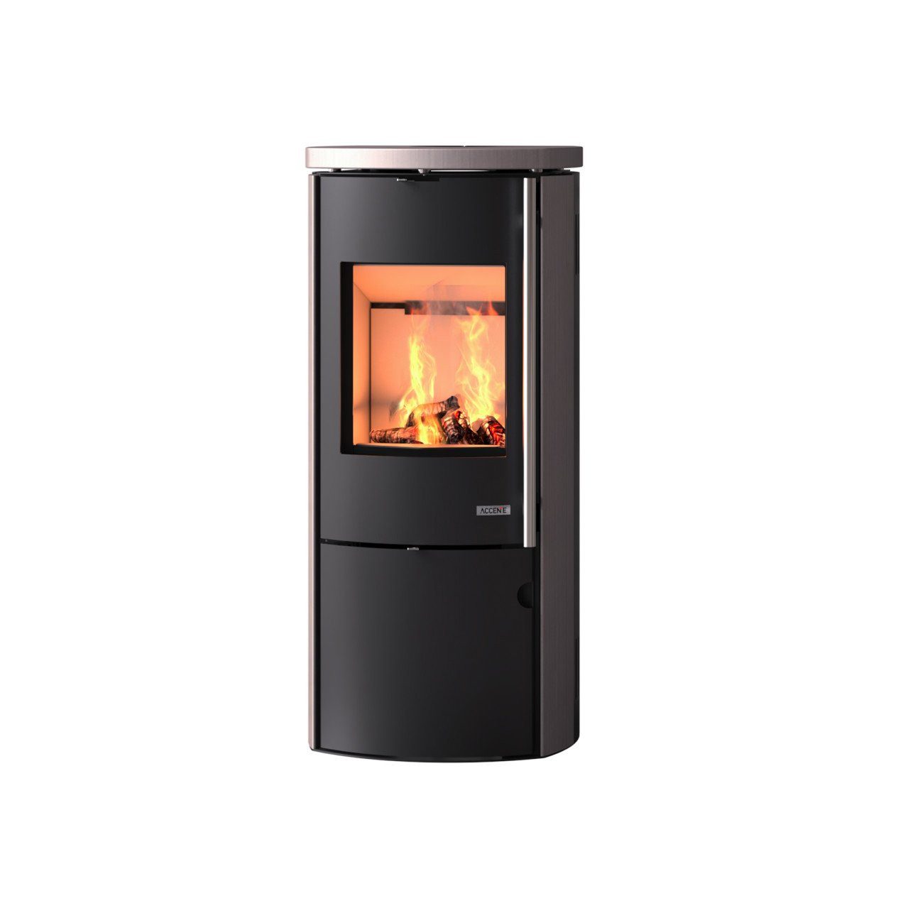 Accente Kaminofen Accente Kaminofen Amstad Rosewood schwarz 7,5 kW