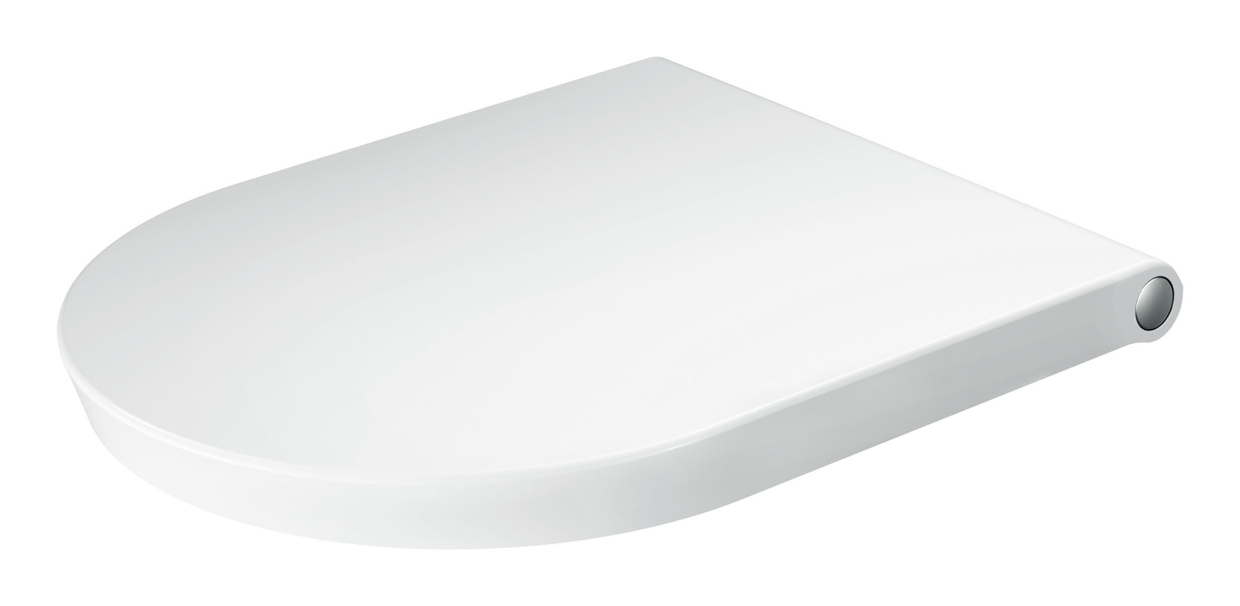Duravit WC-Sitz White Tulip, Mit Absenkautomatik 372 x 466 mm - Weiß Hochglanz