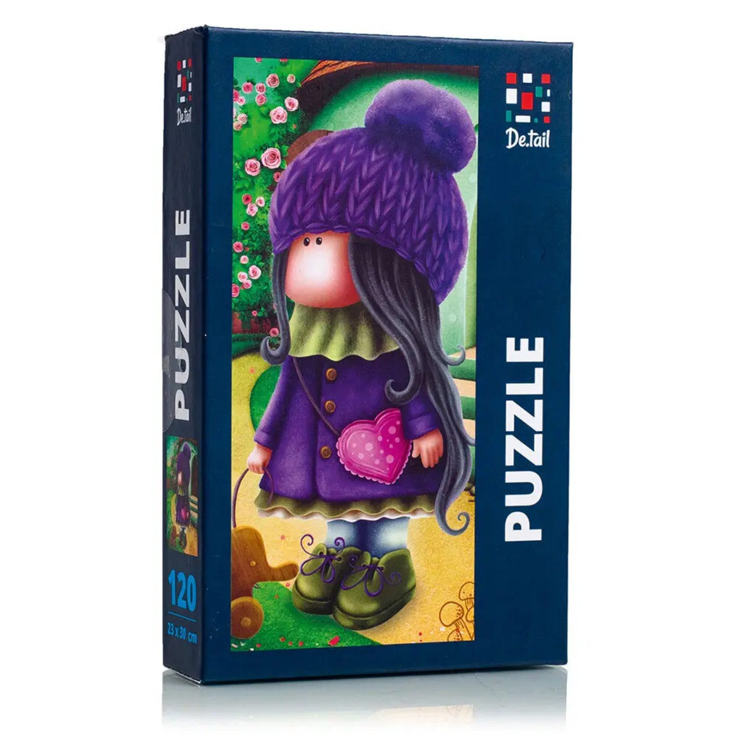 Käfer Puzzle Puzzle Süße Puppe mit Elefant DT100-04, Puzzleteile