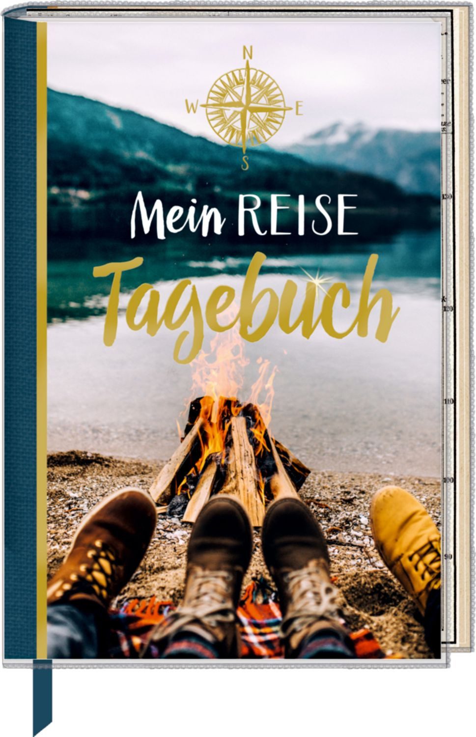 Coppenrath Notizbuch Eintragbuch mit Sammeltasche - Mein Reisetagebuch