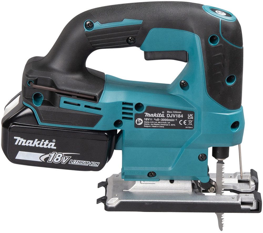 Makita Akku-Pendelhubstichsäge DJV184Z, LXT 18V • 0-3.000 min-1 • 135 mm, ohne Akku und Ladegerät