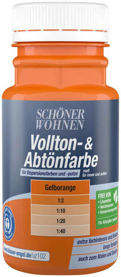 SCHÖNER WOHNEN-Kollektion Vollton- und Abtönfarbe, gelborange, 0,13 l
