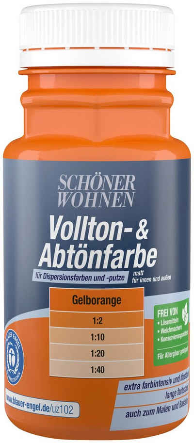 SCHÖNER WOHNEN FARBE Vollton- und Abtönfarbe Vollton- & Abtönfarbe, zum Abtönen von Dispersionsfarben und -putzen, farbintensiv