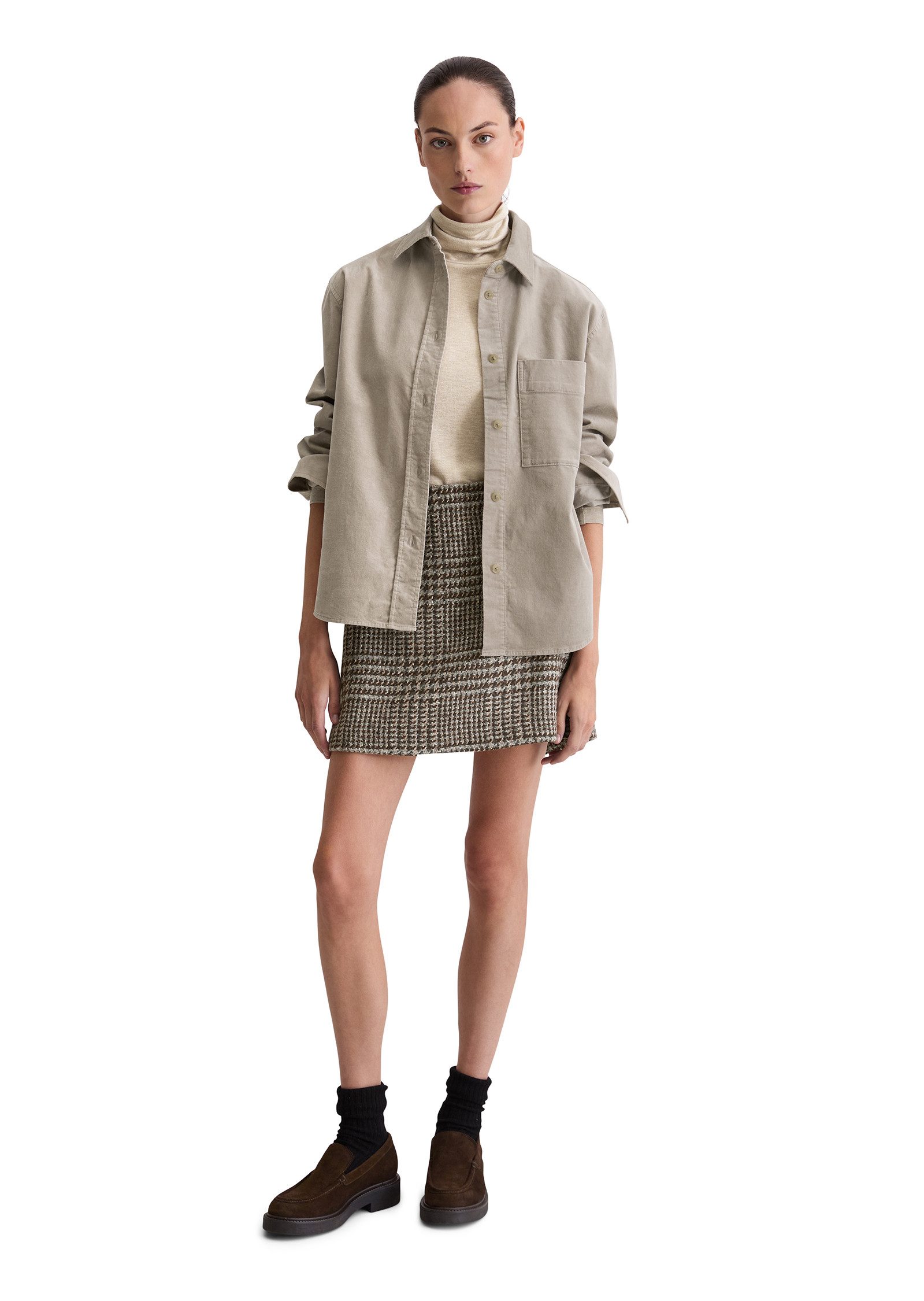 Marc O'Polo Hemdjacke aus Organic Cotton Stretch – Bild 5 von 5