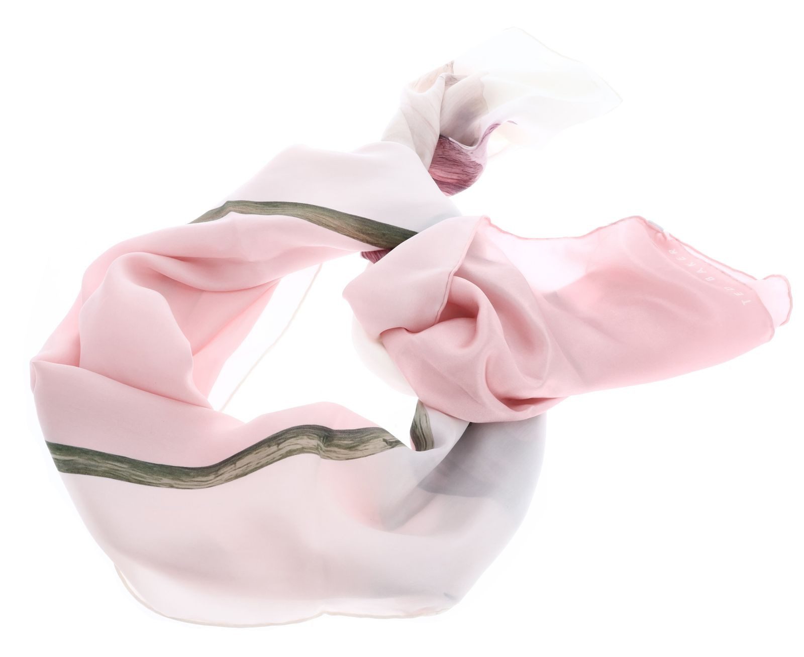 Ted Baker Modetuch Large Floral Print Silk Scarf