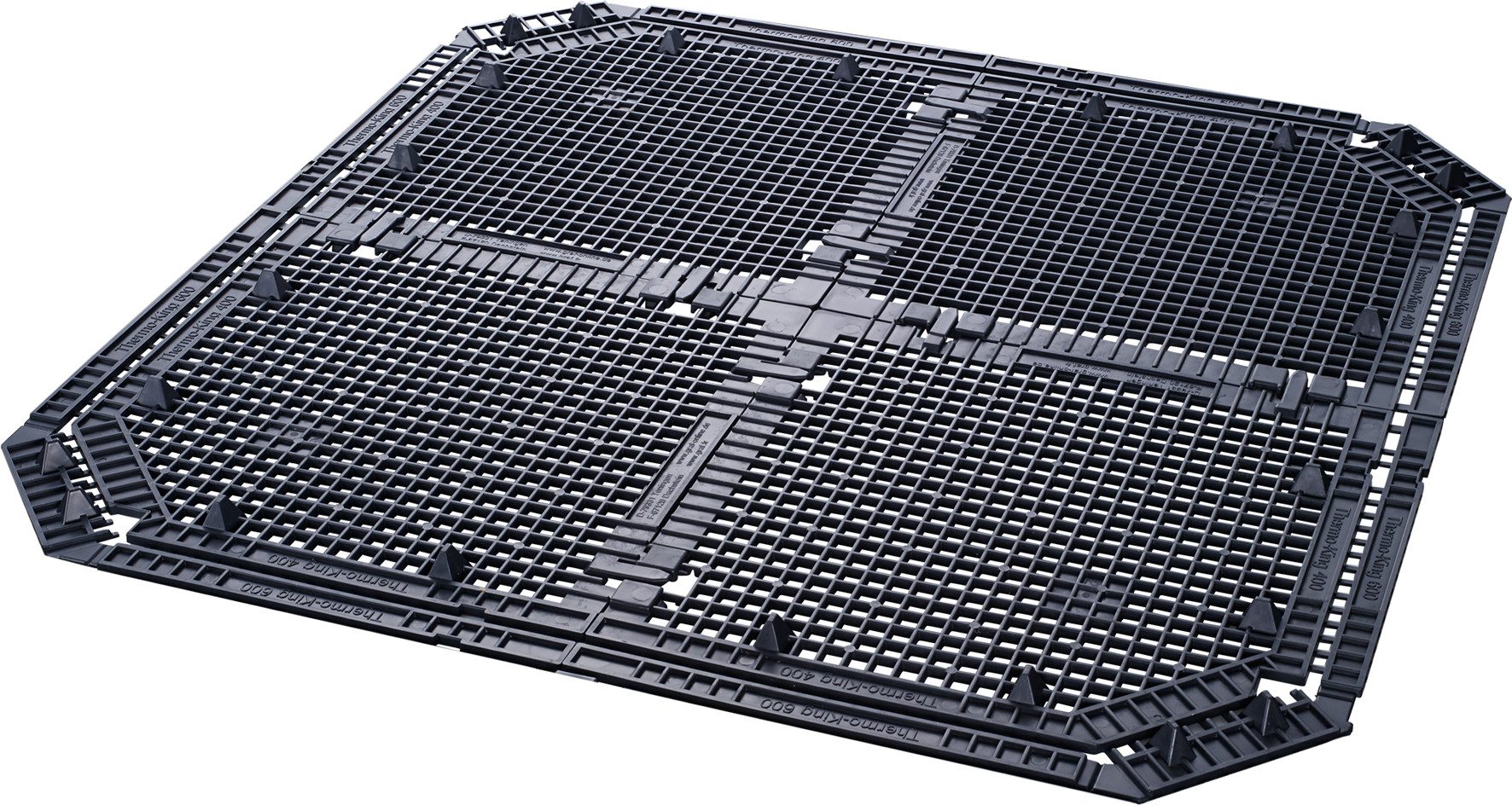 GARANTIA Komposter Bodengitter THERMO- / ECO-KING 600 / 400 Liter schwarz