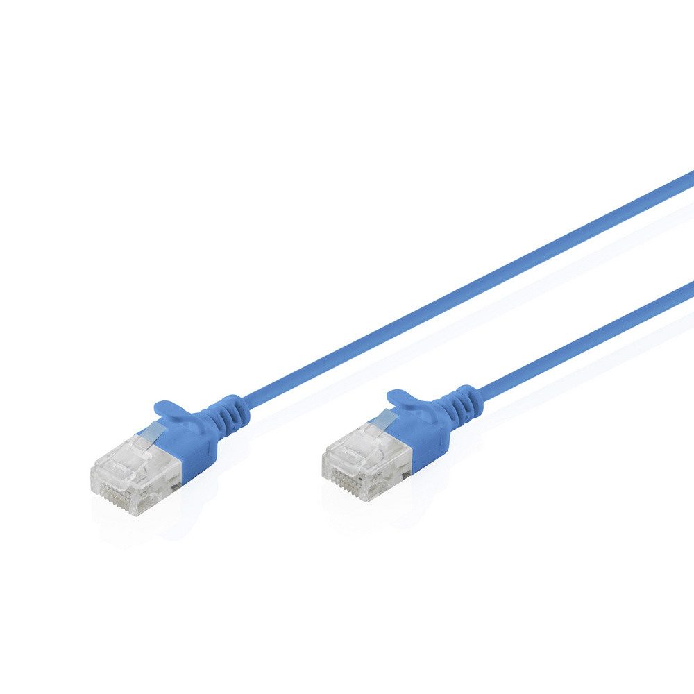 Digitus Digitus DK-1618-050S-B RJ45 Patchkabel CAT 6 U/UTP 5 m Blau 1 St. Netzkabel, (500.00 cm)