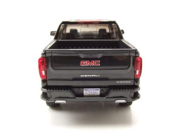 Motormax Modellauto GMC Sierra 1500 Denali Crew Cab Pick Up 2019 schwarz Modellauto 1:24, Maßstab 1:24