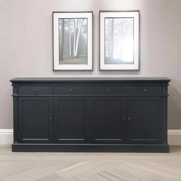 ebuy24 Sideboard Amaretta Sideboard mit 4 Türen und 4 Schubladen Br