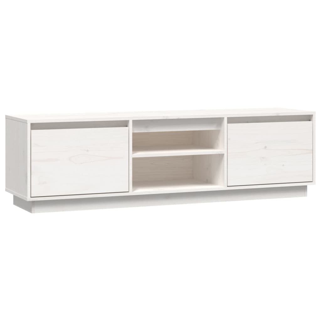 Vidaxl Tv-schrank Weiß 140x35x40 Cm Massivholz Kiefer günstig online kaufen