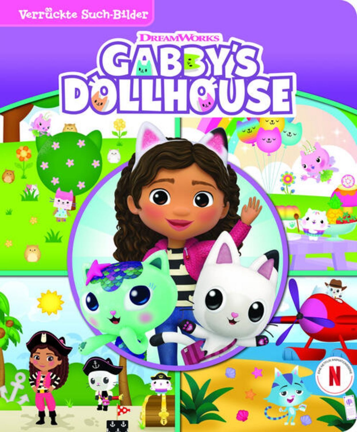 Gabby's Dollhouse - Verrückte Such-Bilder - Wimmelbuch - Pappbilderbuc / diverse