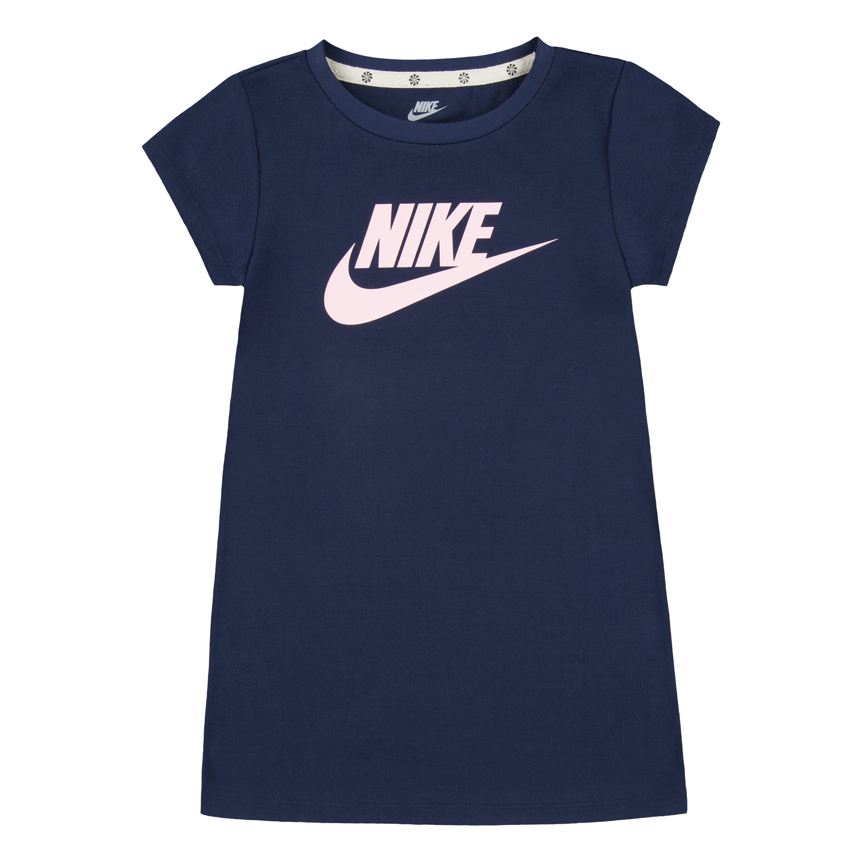 Nike Sportswear Shirtkleid NKG FUTURA SS TEE DRESS für Kinder, mit bedruckter Optik, aus Jersey