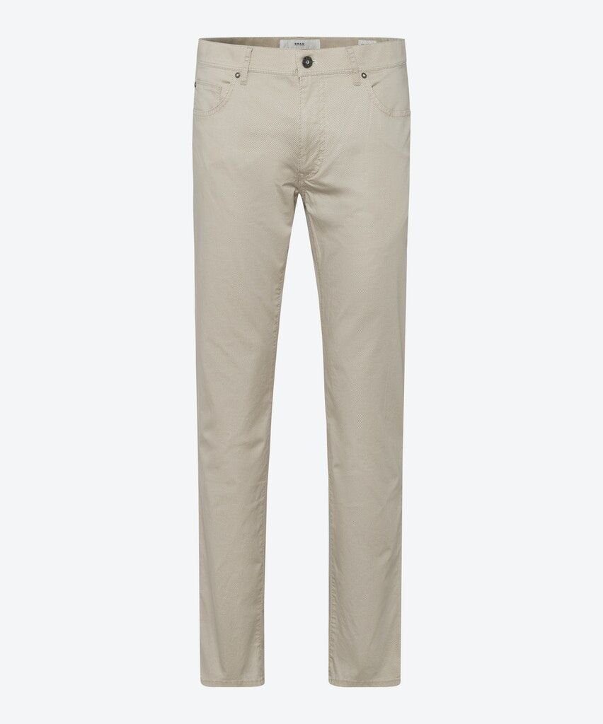 Brax 5-Pocket-Jeans Cadiz beige mit U Five-Pocket-Taschen