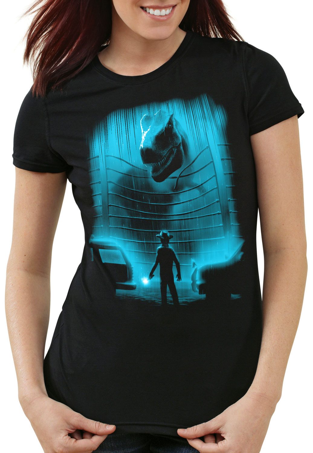 style3 T-Shirt T-Rex Danger dinosaurier park günstig online kaufen