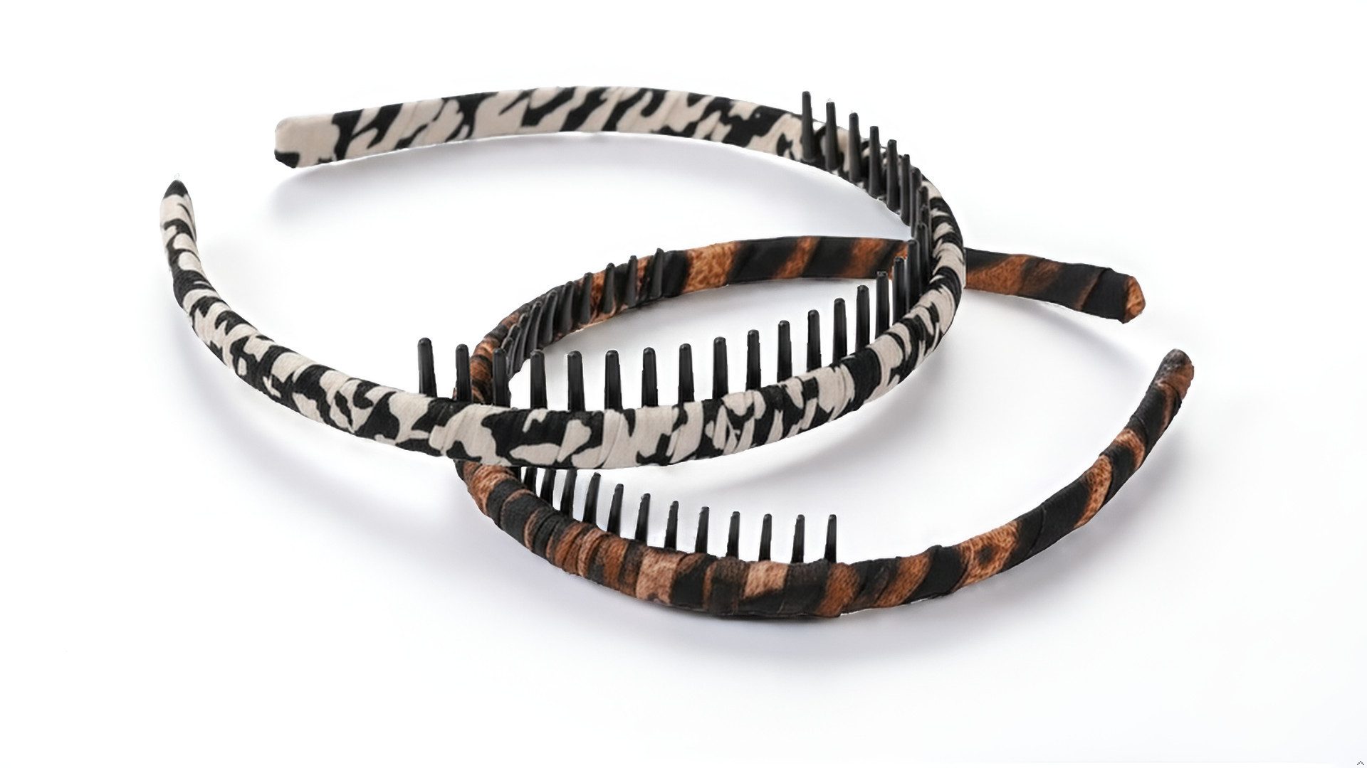 LK Trend & Style Haarreif Leopardenmuster aus Stoff, Set, 2-tlg., Heller und Dunkle Leoprint, Das 2er Set bietet dir gleich mehrere Möglichkeiten