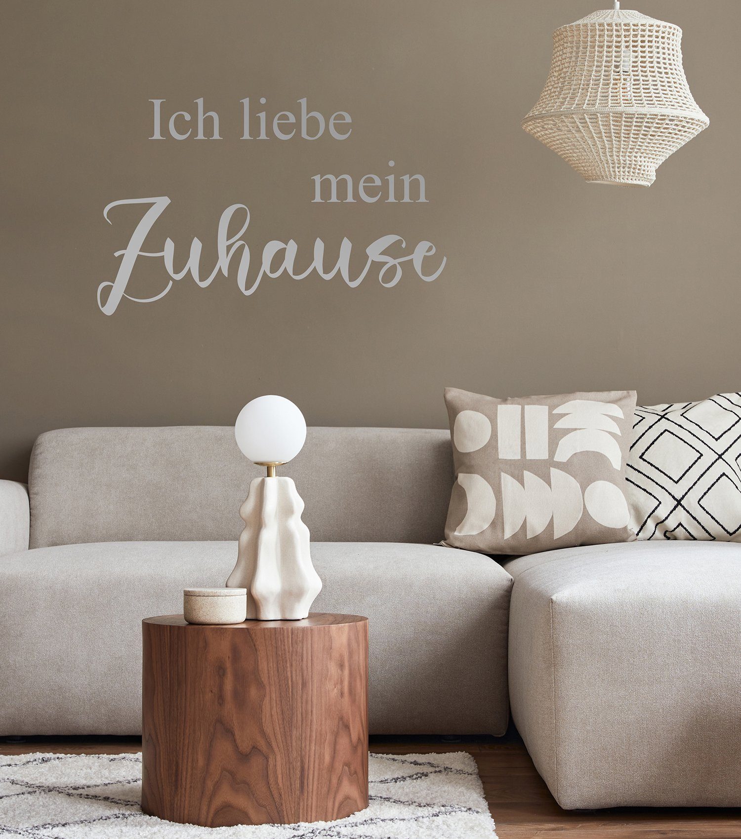 my home Wandtattoo Ich liebe mein Zuhause (1 St), Wandaufkleber, selbstklebend, rückstandslos abziehbar