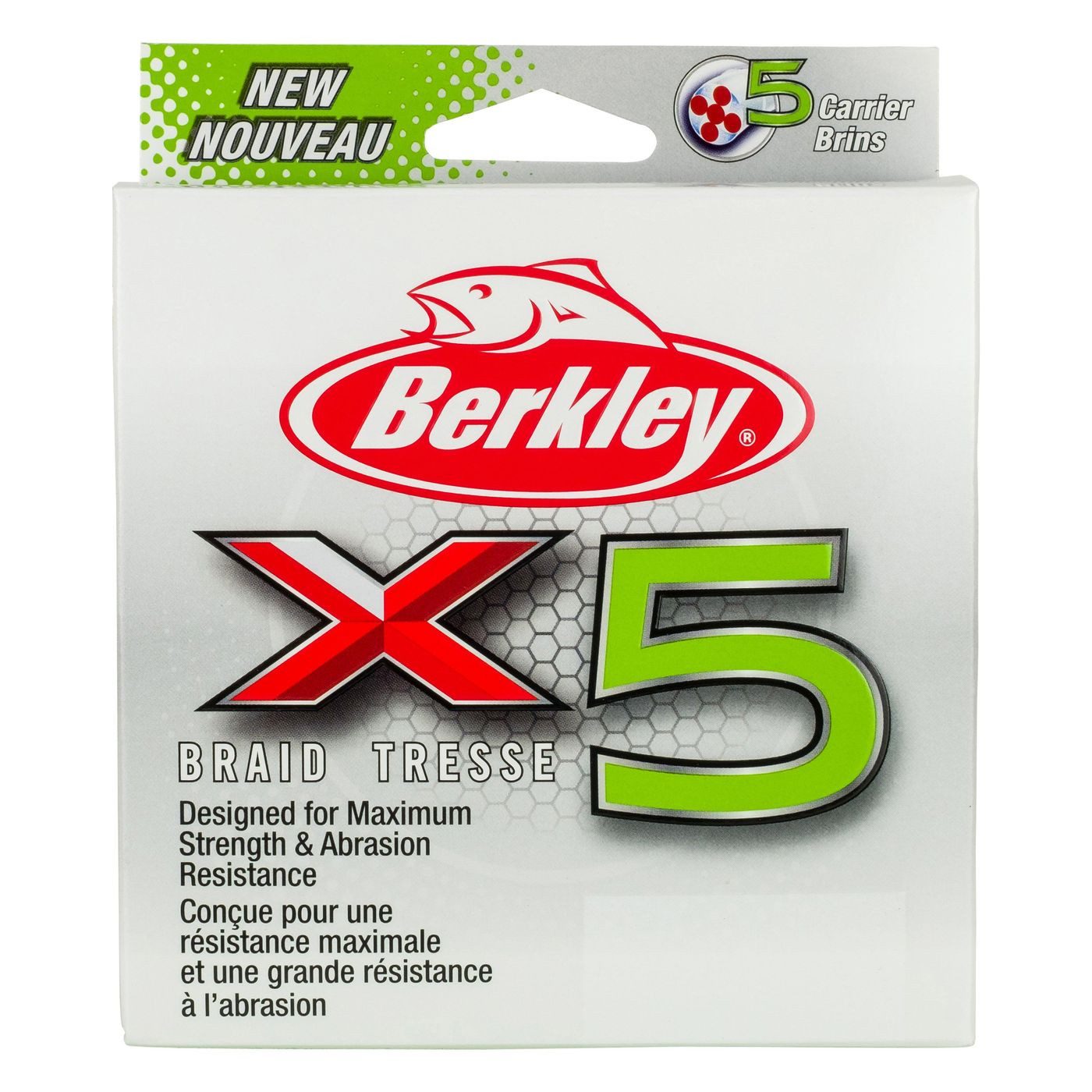 Kunstköder Berkley X5 BRAID - 150m geflochtene Angelschnur