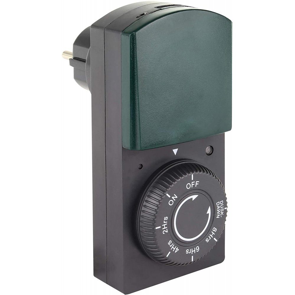 REV Zeitschaltuhr - Mechanische Zeitschaltuhr - schwarz/grün