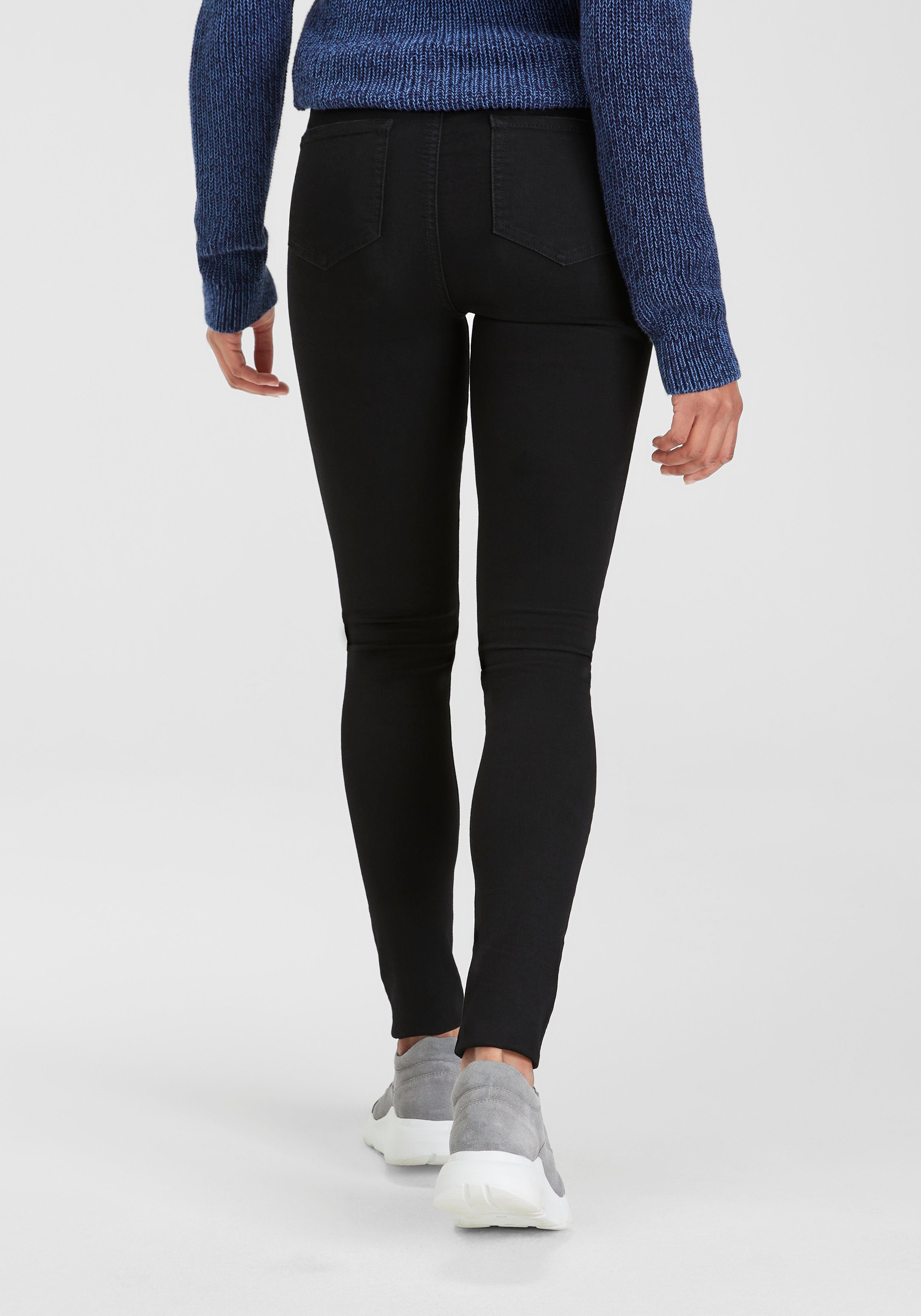 black-washed Ultra Stretch Arizona Waist High Skinny-fit-Jeans
