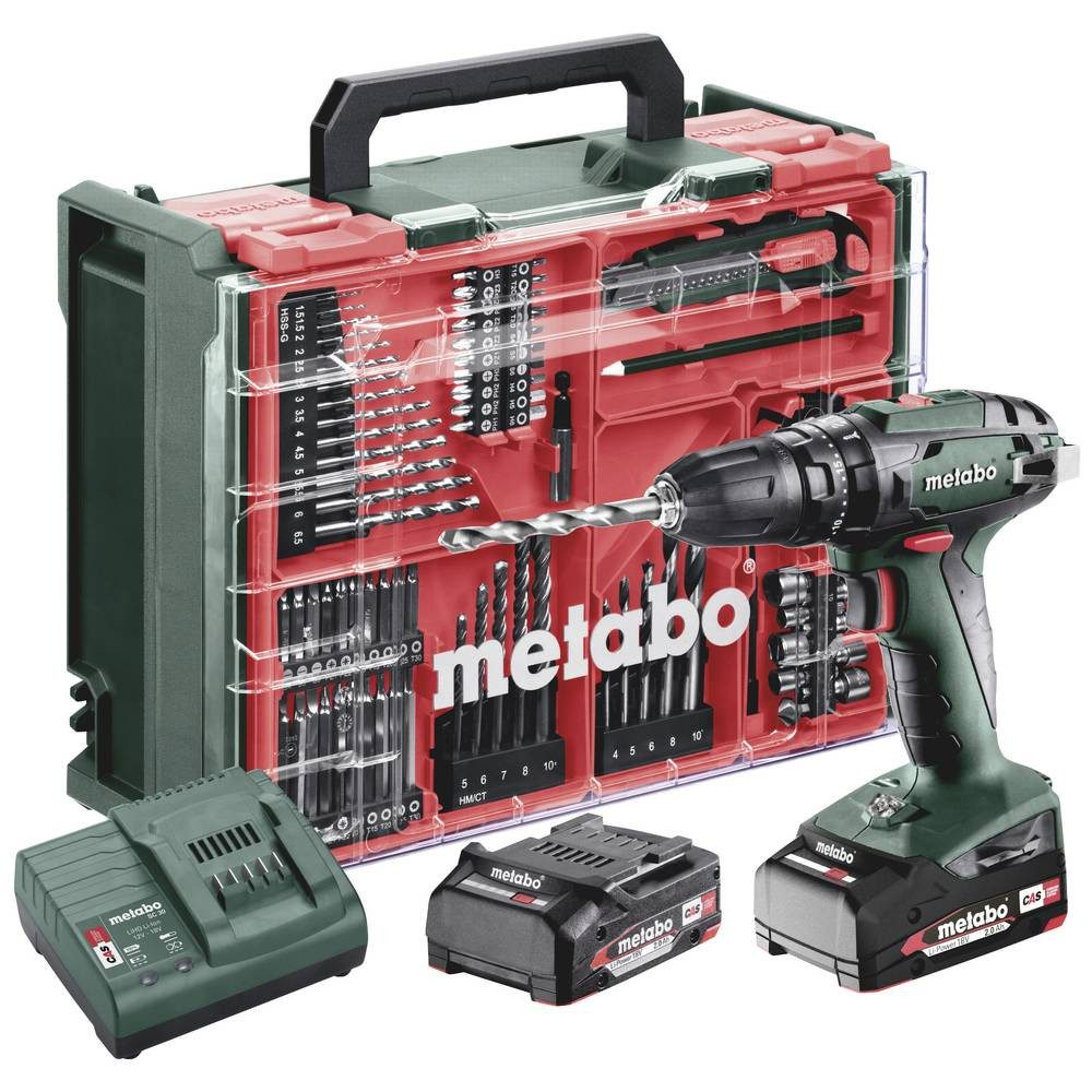 metabo Schlagschrauber Akku-Schlagbohrschrauber 602245710, bürstenlos, inkl. Koffer, inkl. 2. Akku, inkl. Ladegerät, mit Zubehör