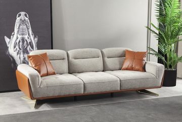 JVmoebel 4-Sitzer Gemütliche Couch Wohnzimmer Big Sofa Couchen Sofas Stoffsofa, 1 Teile, Made in Europa