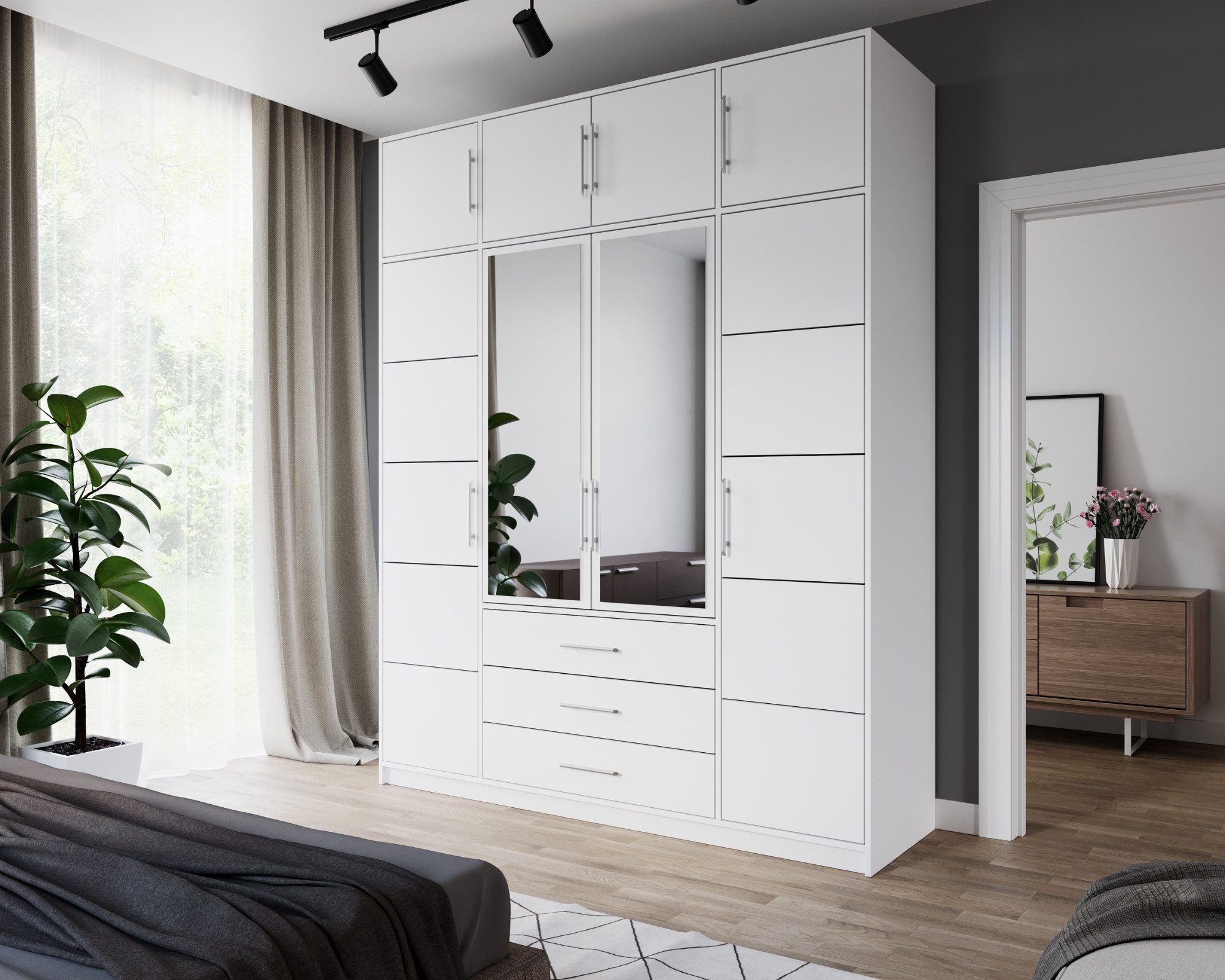 Deine Möbel 24 Kleiderschrank LABOO Drehtürenschrank günstig online kaufen