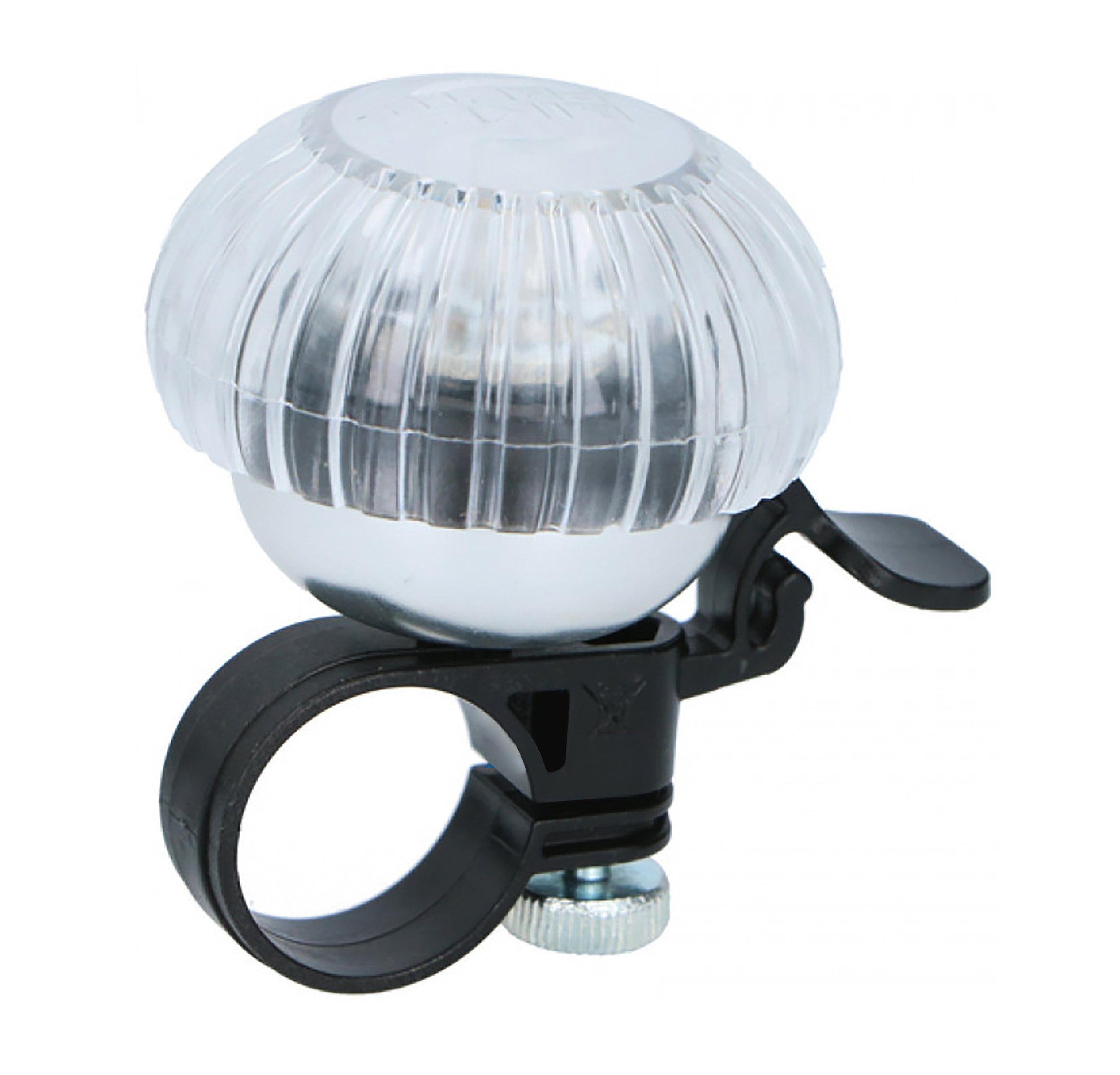 Dunlop Fahrradklingel FAHRRADKLINGEL mit Освещение LED Farbwechsel Fahrradglocke 48, (1-tlg) Fahrrad Klingel Glocke Hupe