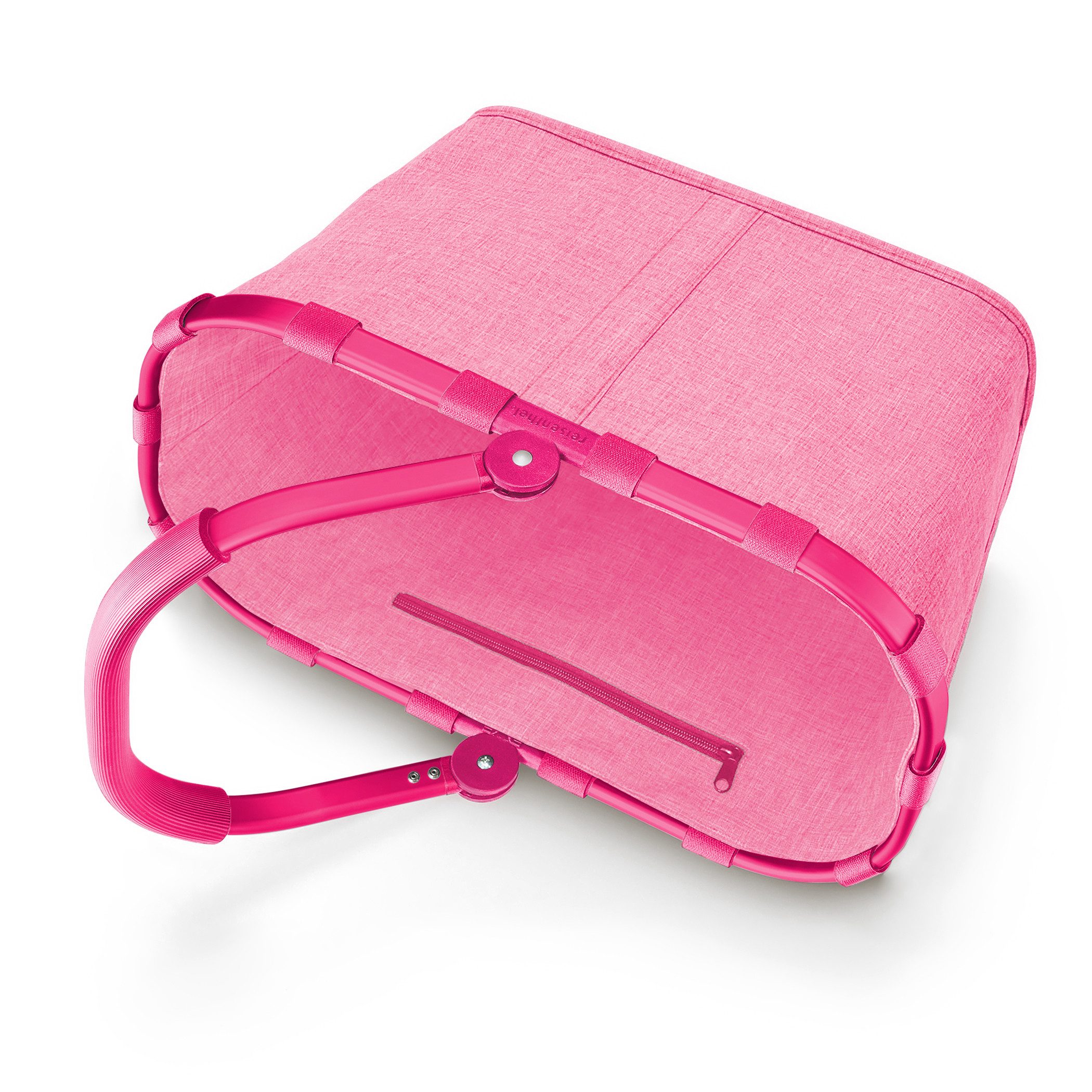 REISENTHEL® Einkaufskorb carrybag, 22 l, Standfüße, ummantelter Griff zum Umklappen, Innentasche Reißverschluss