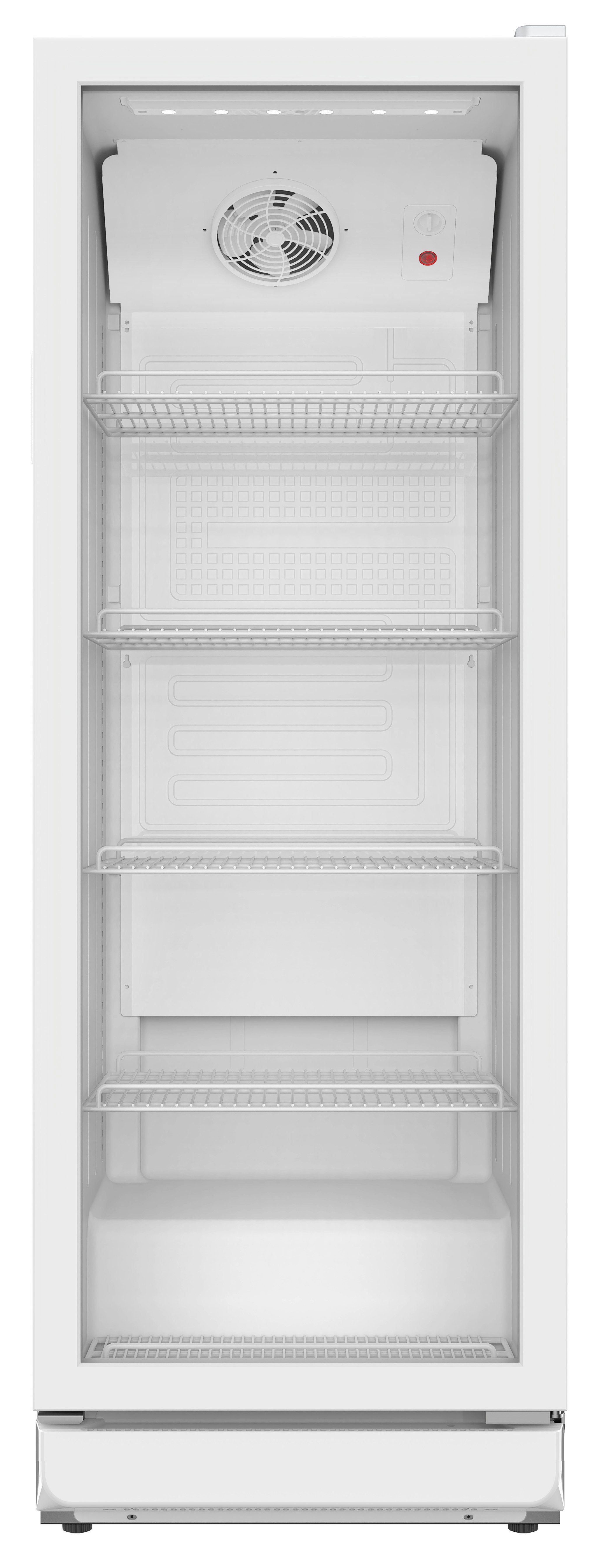 SCHOEPF Getränkekühlschrank GKS300S GKS300S, 169.5 cm hoch, 59.5 cm breit, 300l Nutzinhalt, Energieklasse B, Umluftbetrieb