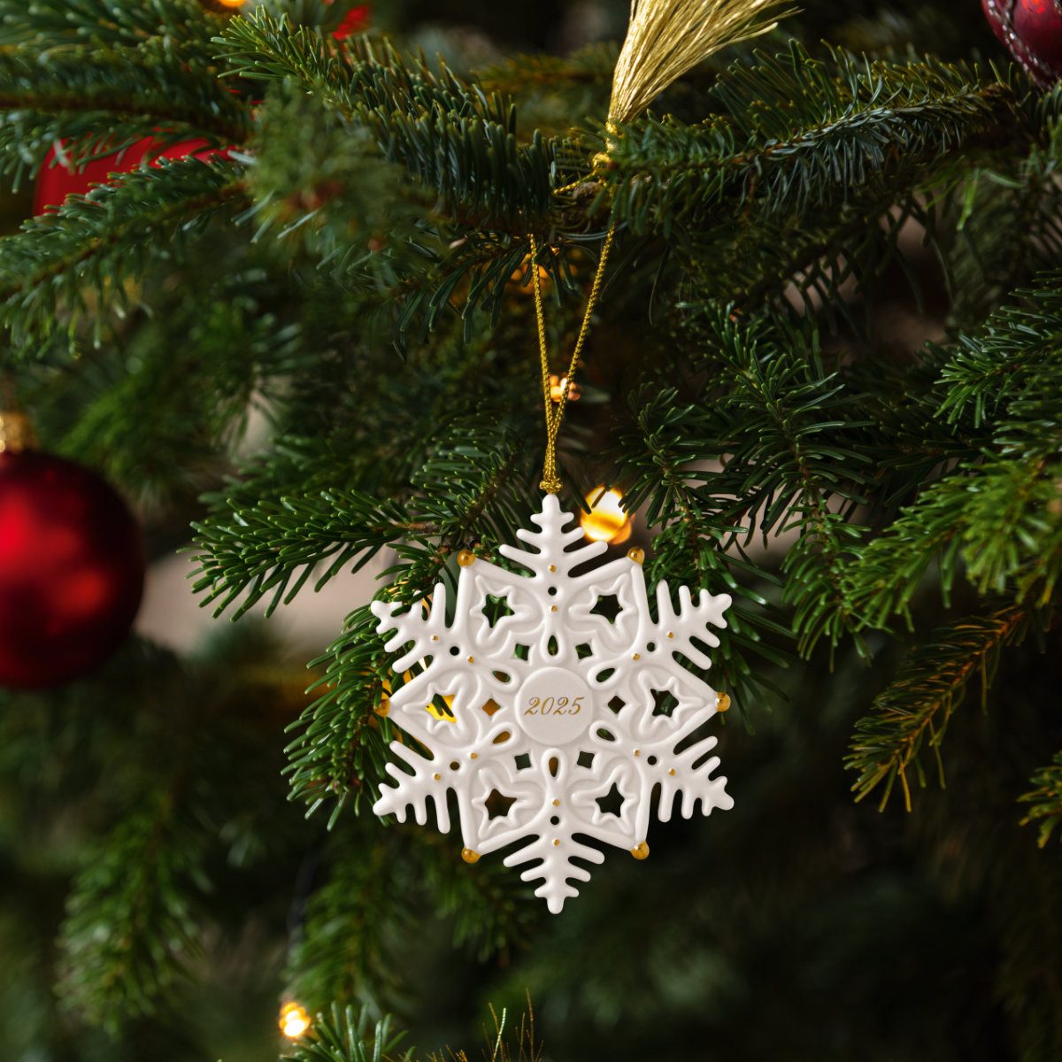 Villeroy & Boch Christbaumschmuck Christmas Classics Weihnachtsdekoration, 9 cm