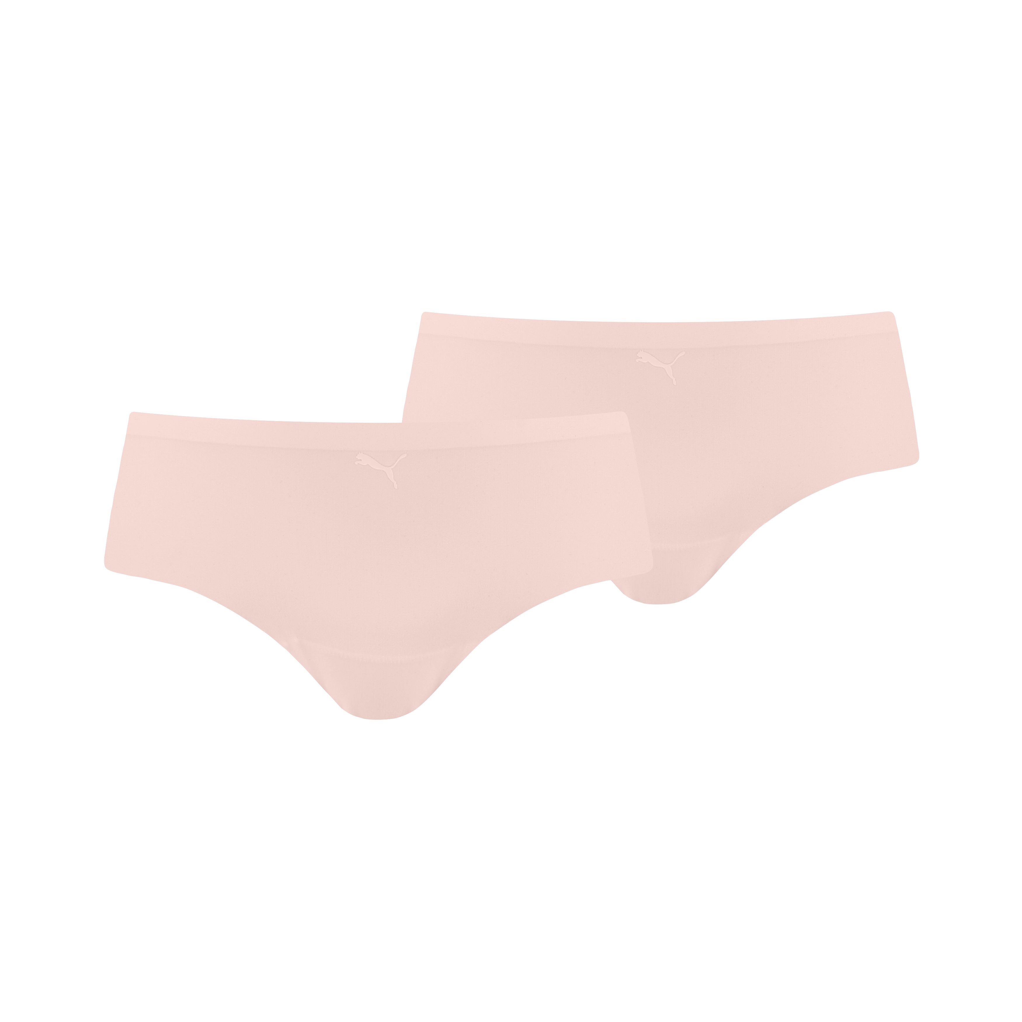 PUMA Hipster PUMA WOMEN SEAMLESS HIPSTER (2er Pack) nahtlose Kanten, mittig platziertes Cat-Logo