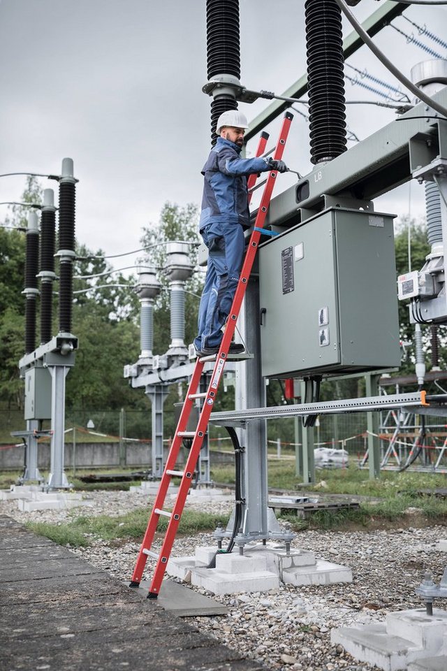 Thumbnail - PROREGAL® Anlegeleiter Sprossen-Anlegeleiter GFK/Alu ohne Traverse