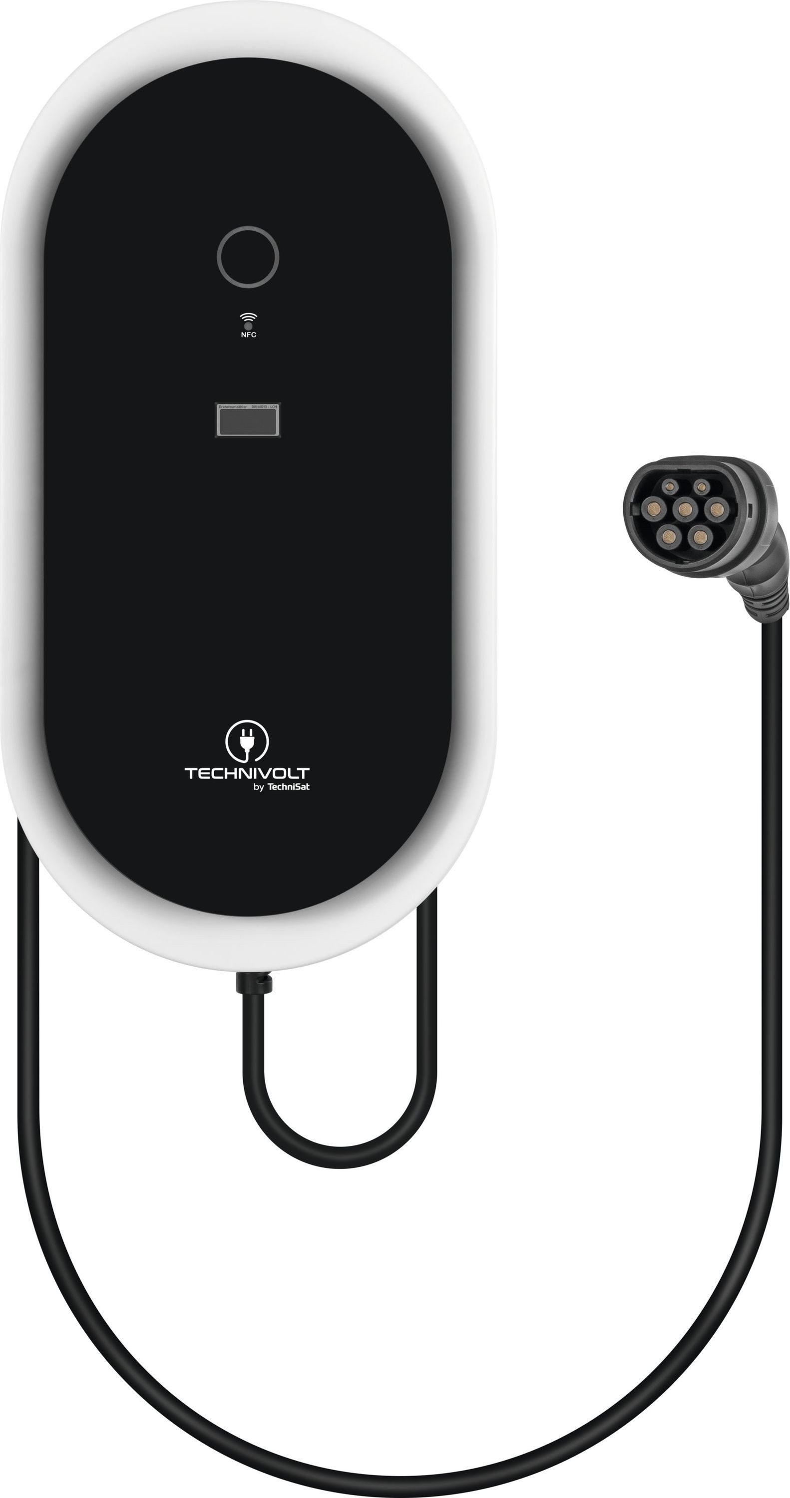 TechniVolt Elektroauto-Ladestation TECHNIVOLT 2200 SMART, Typ 2, RFID-Karte, 7,5m Ladekabel, IP54, MID-zertifizierter Zähler