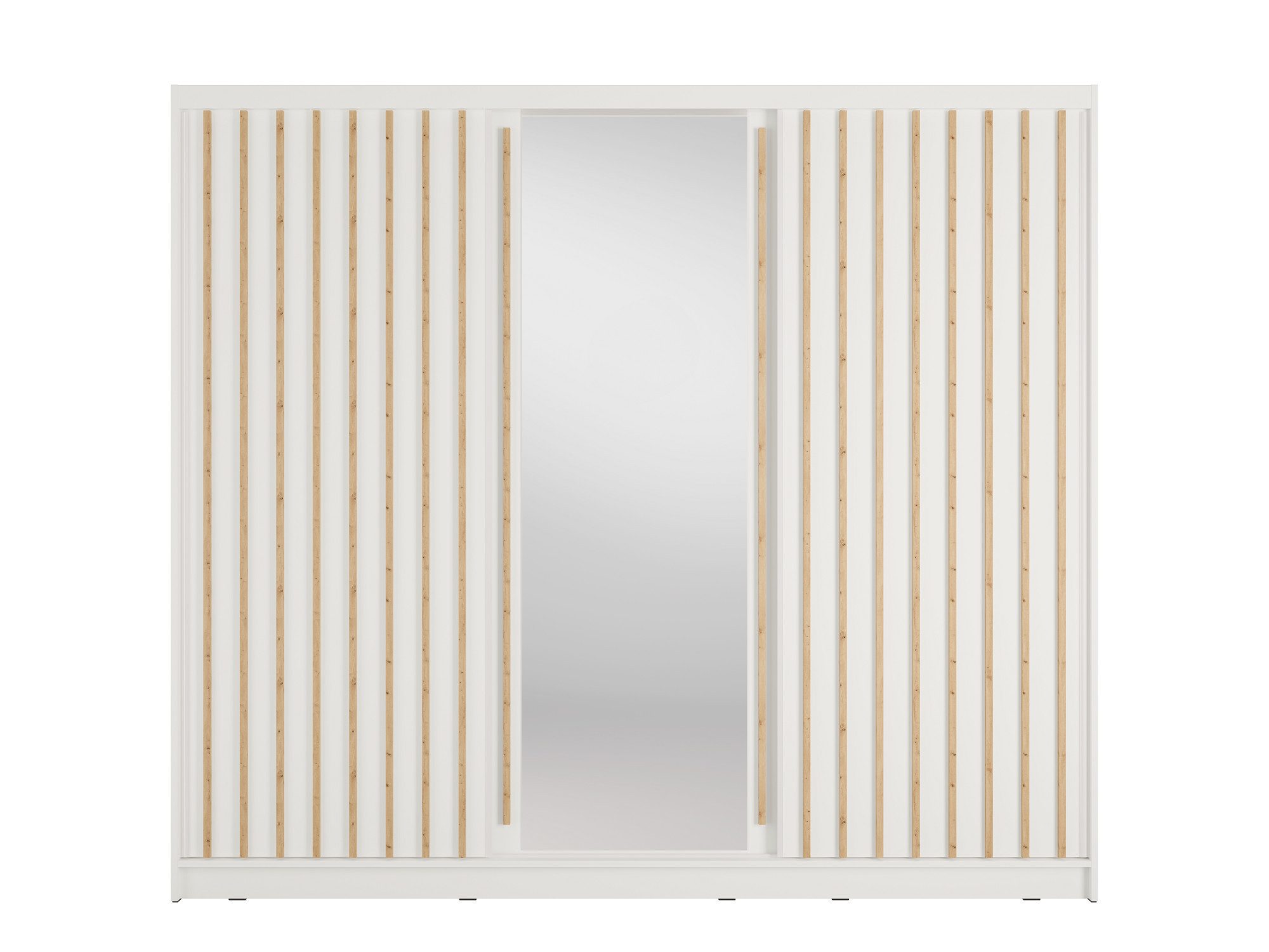 Home affaire Kleiderschrank VILLEFRANCHE modern mit viel Stauraum, Fächer & Kleiderstange, Spiegel Garderobe in 3 Breiten (155, 205, 248 cm), erhältlich in 3 Fa – Bild 5 von 5