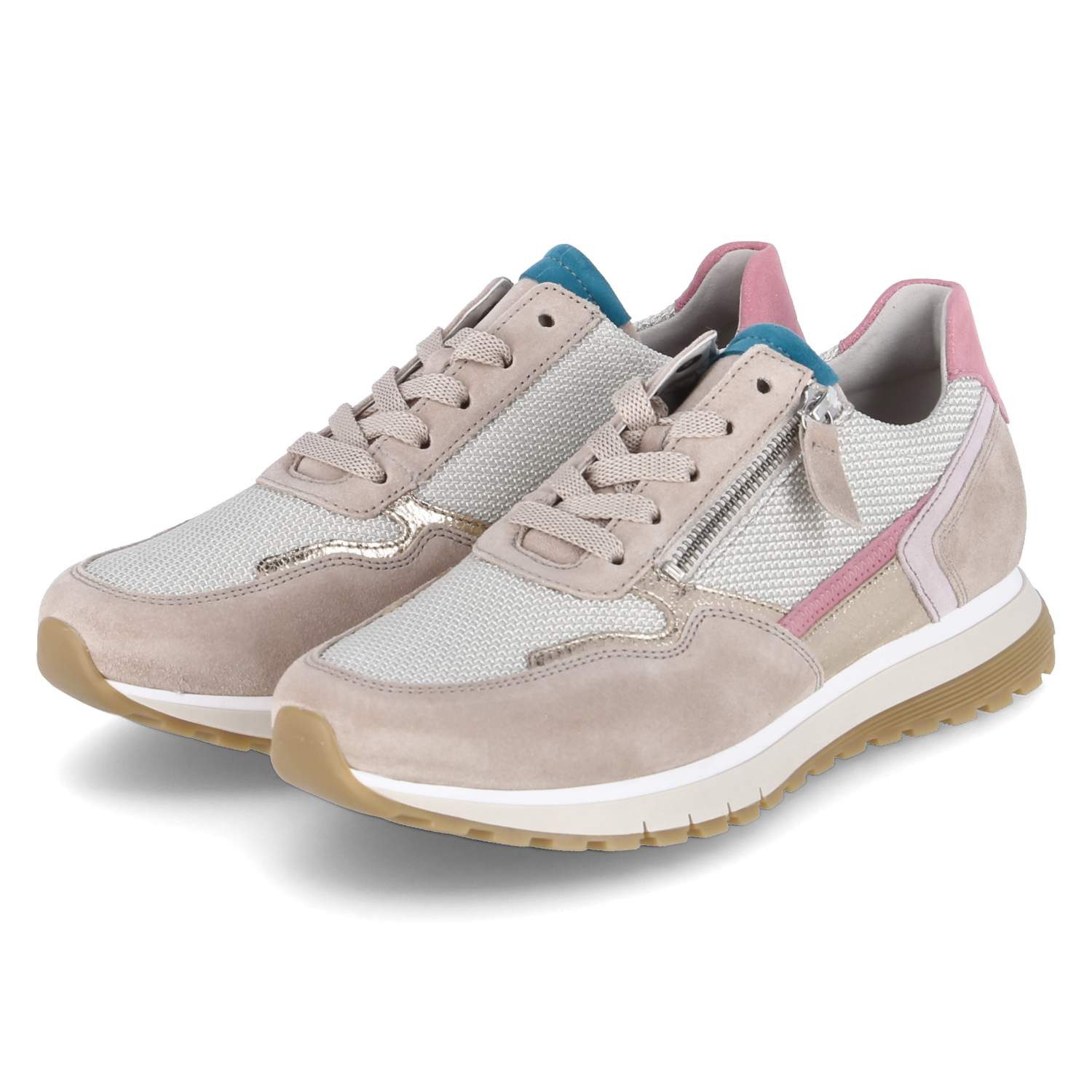 Gabor Gabor 66.378.63 Damen Synthetik silber Schnürschuh günstig online kaufen