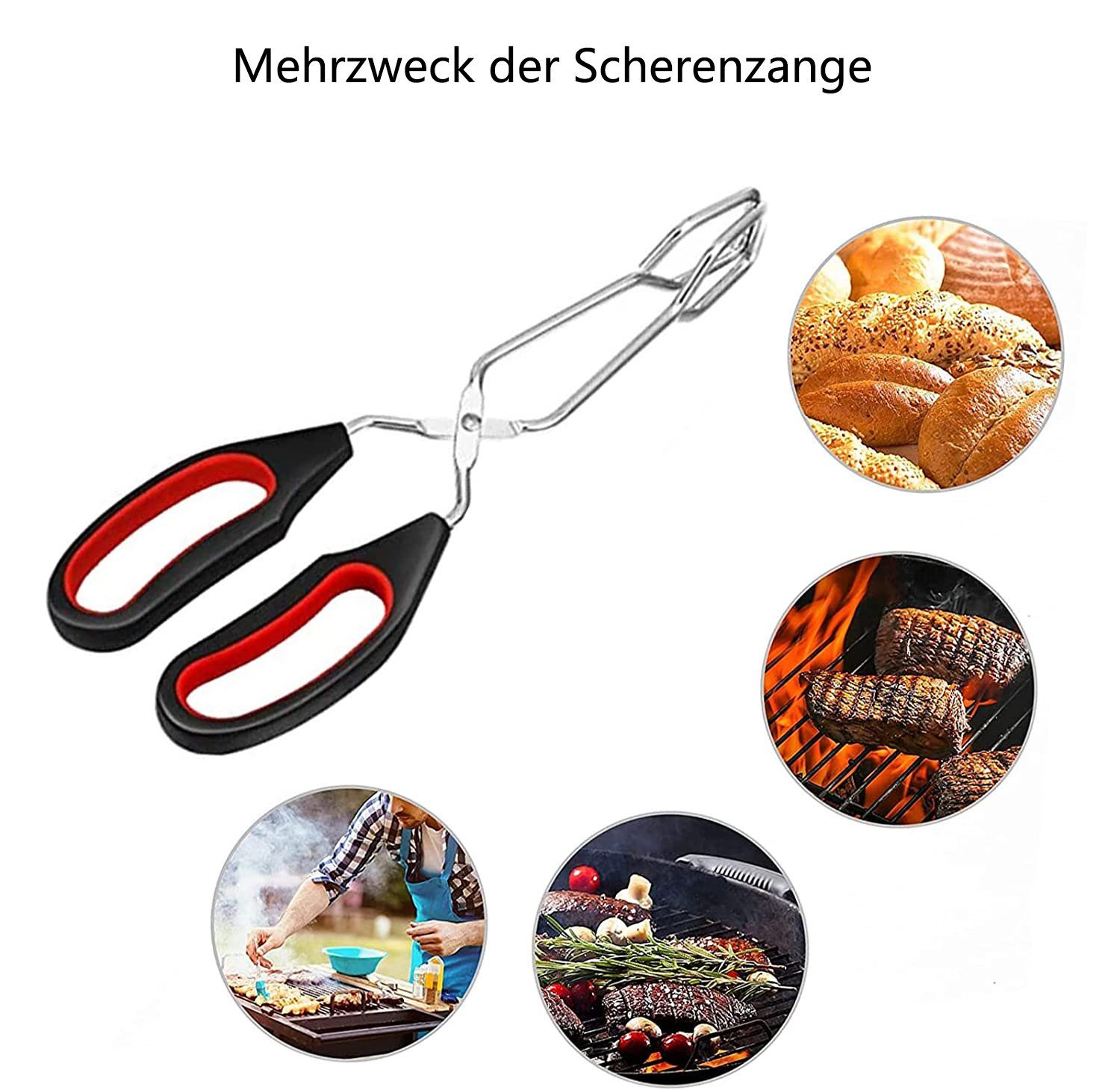 Grillzange Küchenzange Grillzange Edelstahl Grillzange GelldG Küche Zange Kochzange