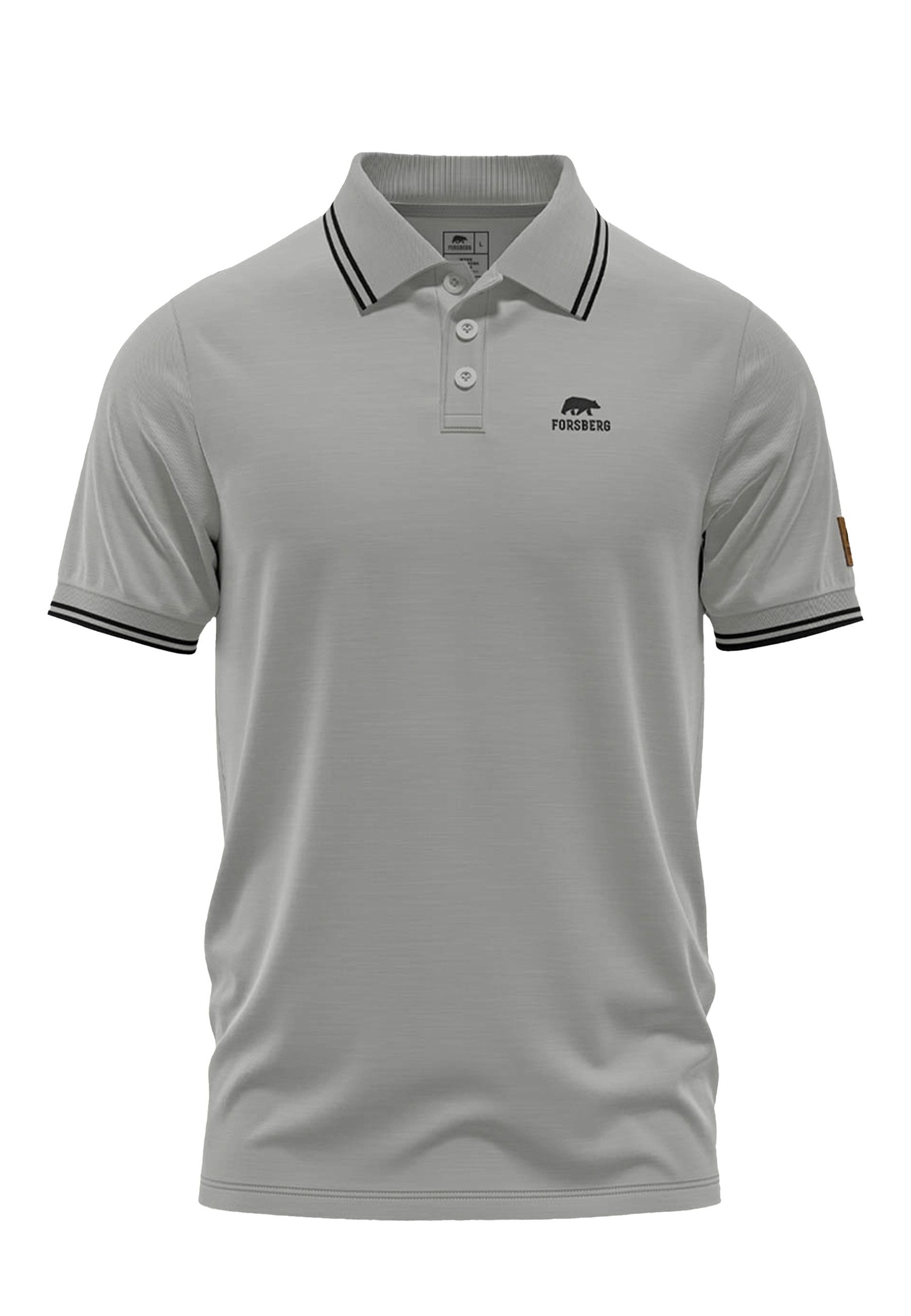 FORSBERG T-Shirt formstabiles Poloshirt
