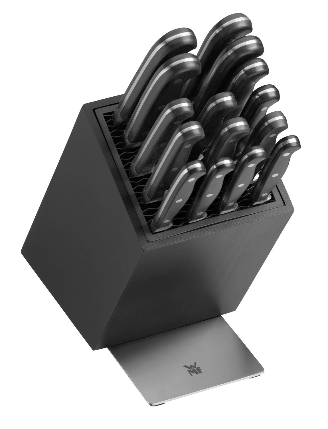 WMF Messerblock FLEXTEC, Cromargan Edelstahl 18/10, Schwarz, (1tlg), mit rutschfesten Füßen, ohne Messer